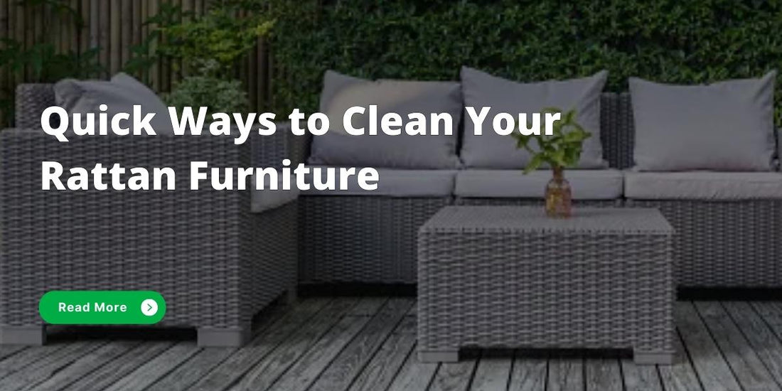Professionally clean your Rattan furniture