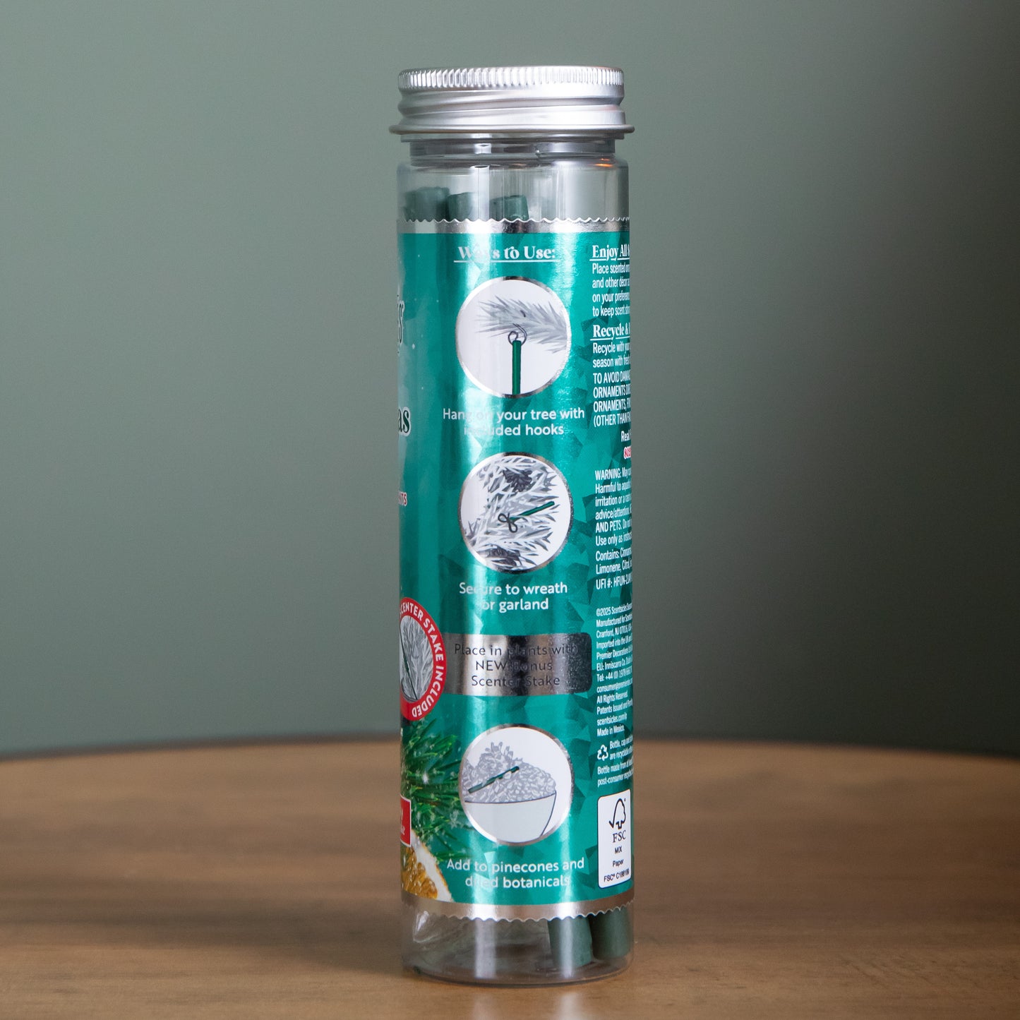 3 Packs of 25g O Christmas Tree Scented Christmas Scentsicles with Hanging Hooks