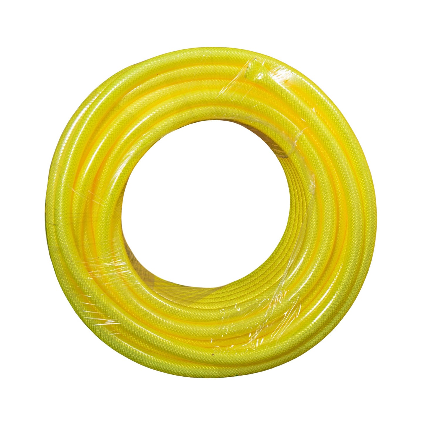 25m Yellow Reinforced Kink Resistant Garden Hose Pipe with Connectors