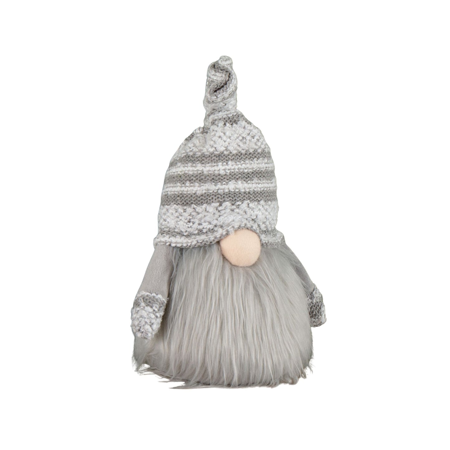 22cm Grey Plush Indoor Christmas Gonk Decoration