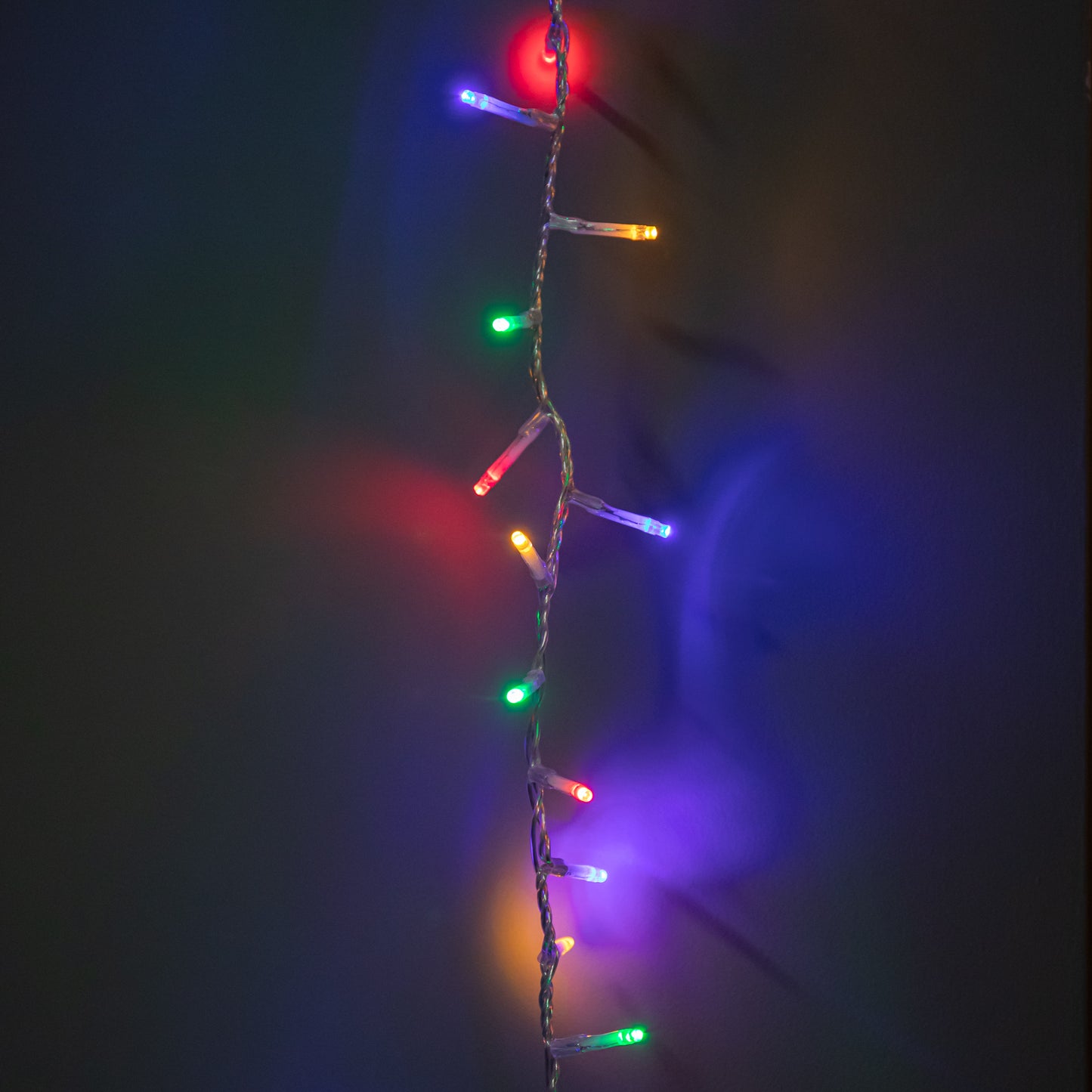 18.7m 750 LED TreeBrights Christmas String Lights on Clear Cable with Timer in Multi-Coloured