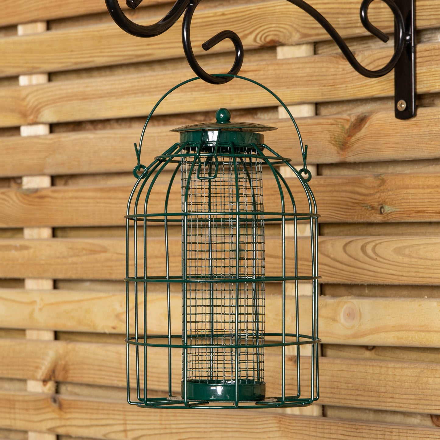 Pack of 3 Wild Bird Hanging Nut Feeder with Squirrel Guard