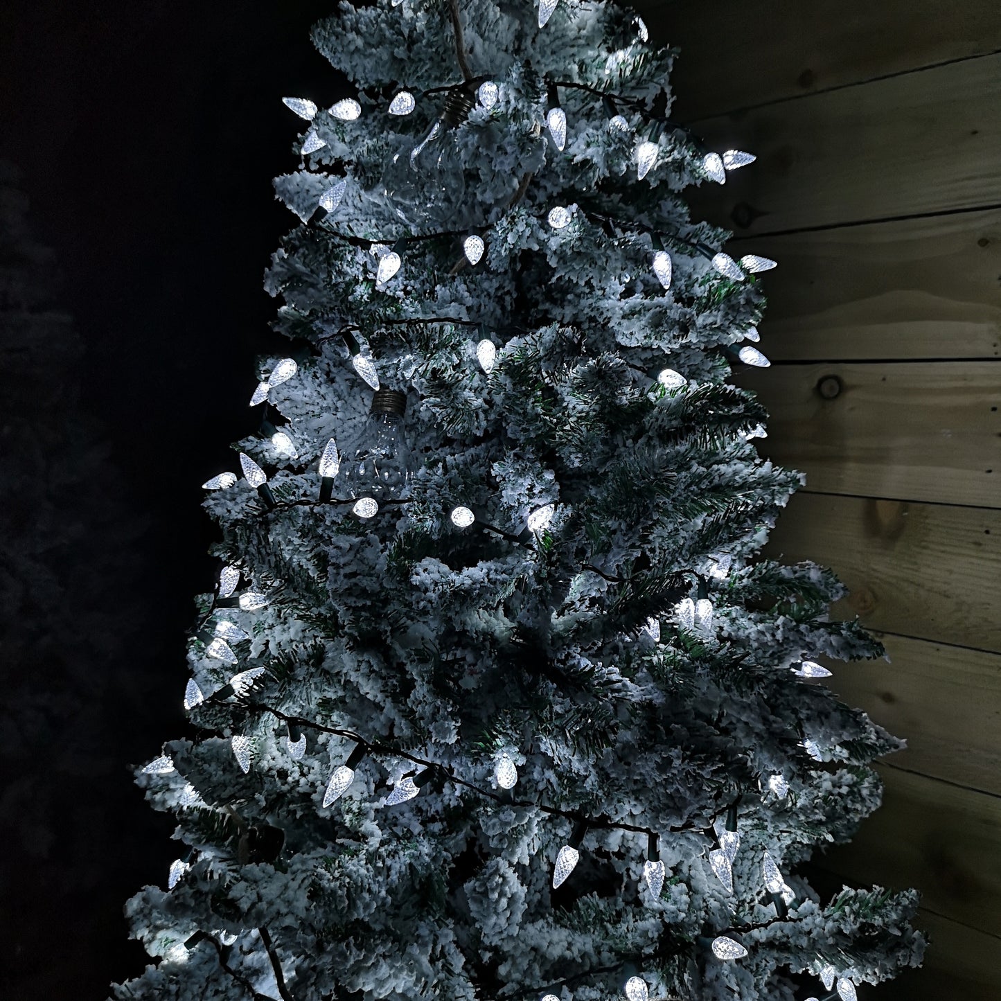 7.5m 150 LED Multi-action Pine Cone Christmas Lights in White