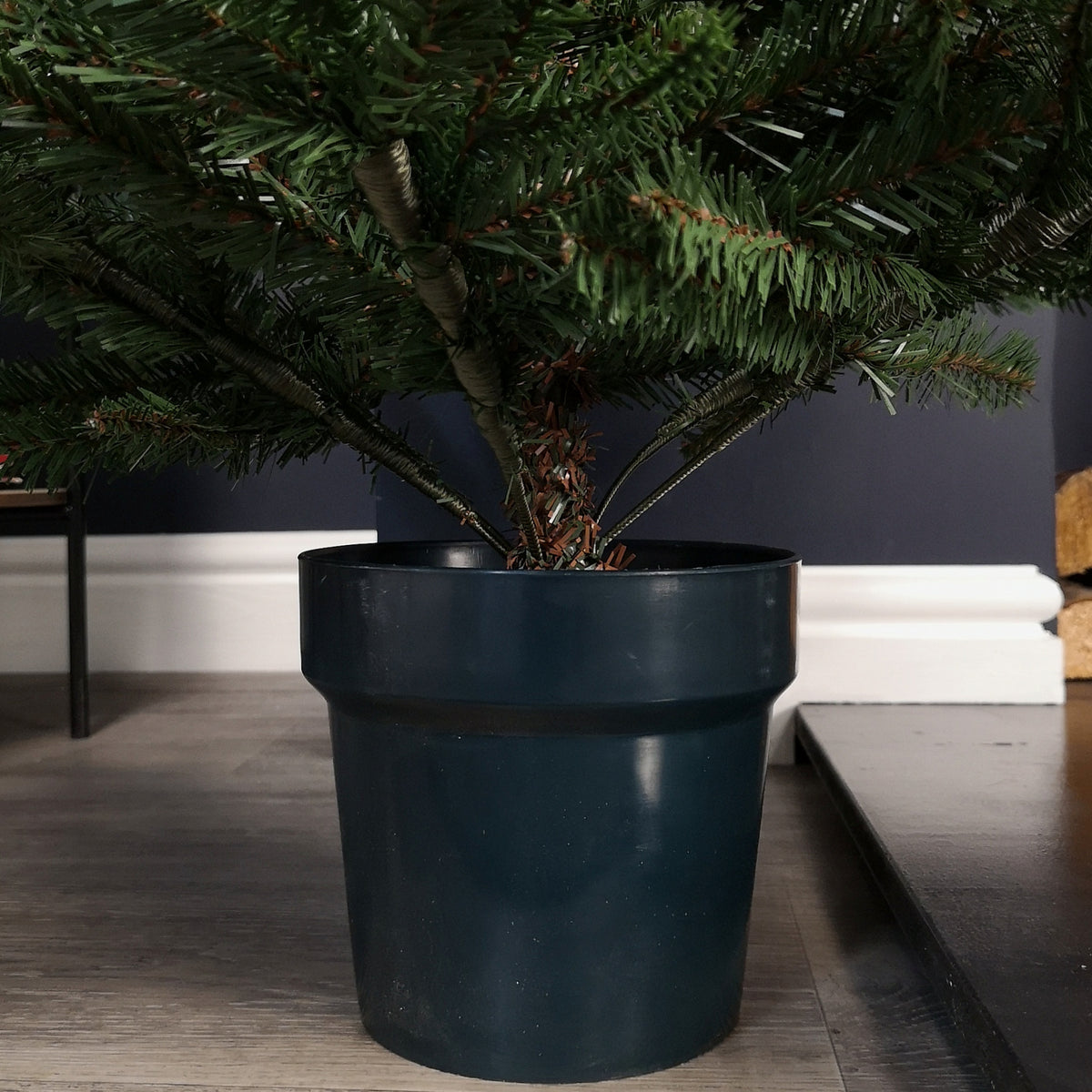 3ft (90cm) Premier Potted Green PE PVC Glenshee Spruce Christmas Tree 537 Tips