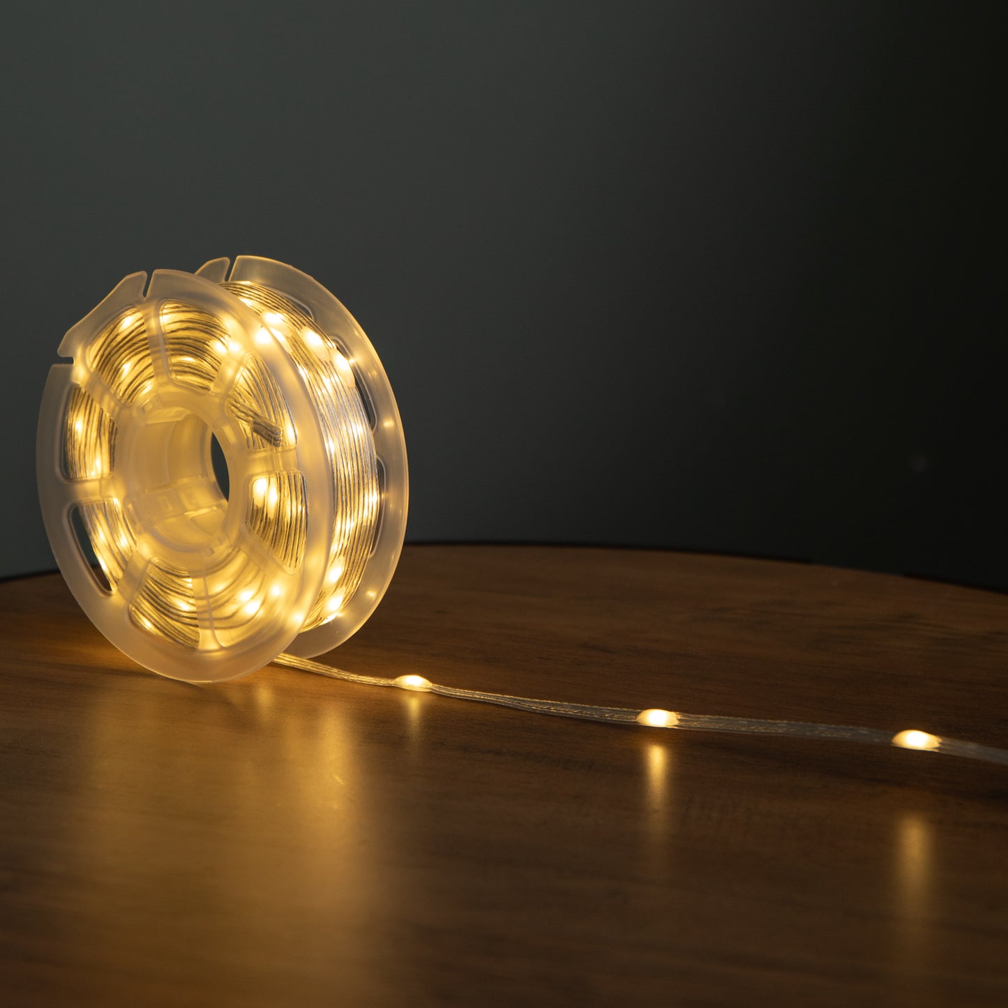 15m Light up Christmas Two Tone String Lights with 200 Warm White & Multi-Coloured LEDs