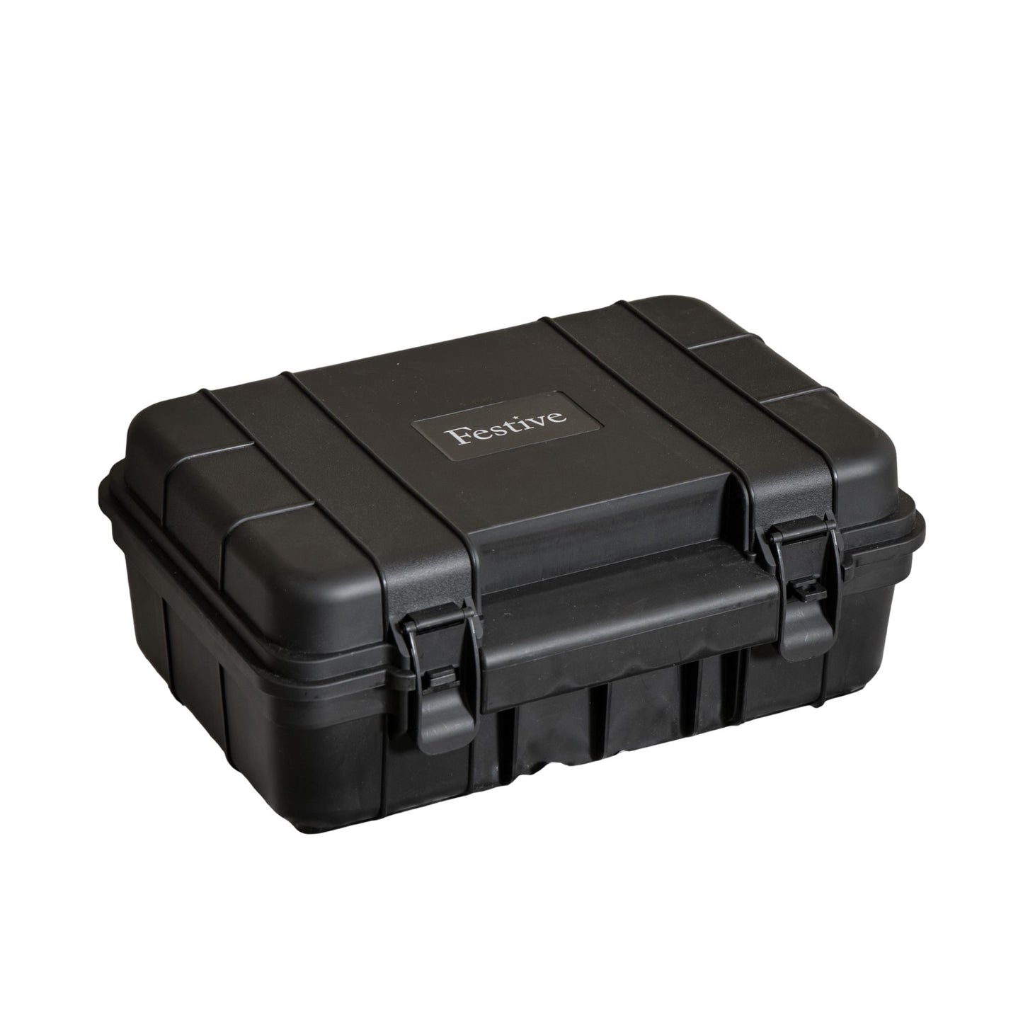 34cm x 21cm Large Black Outdoor Weatherproof Connection Box with Extension Cable