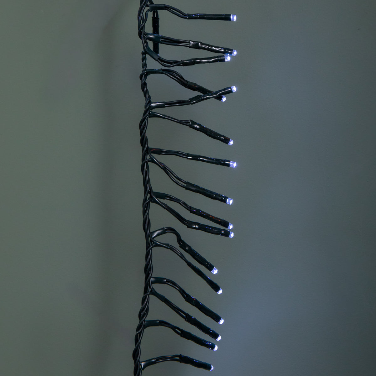 62.5m 5000 White LEDs Indoor Outdoor Cluster Christmas Lights with Timer