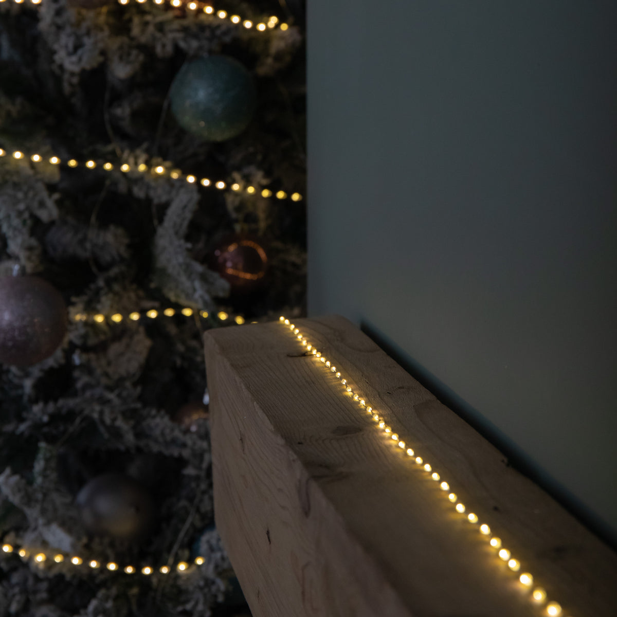 6.4m Compact MicroBrights Christmas Lights with 400 LEDs in Warm White