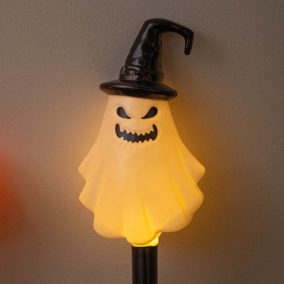 Set of 6 Halloween Light Up Pumpkin & Ghost Path Lights with Ground Stakes