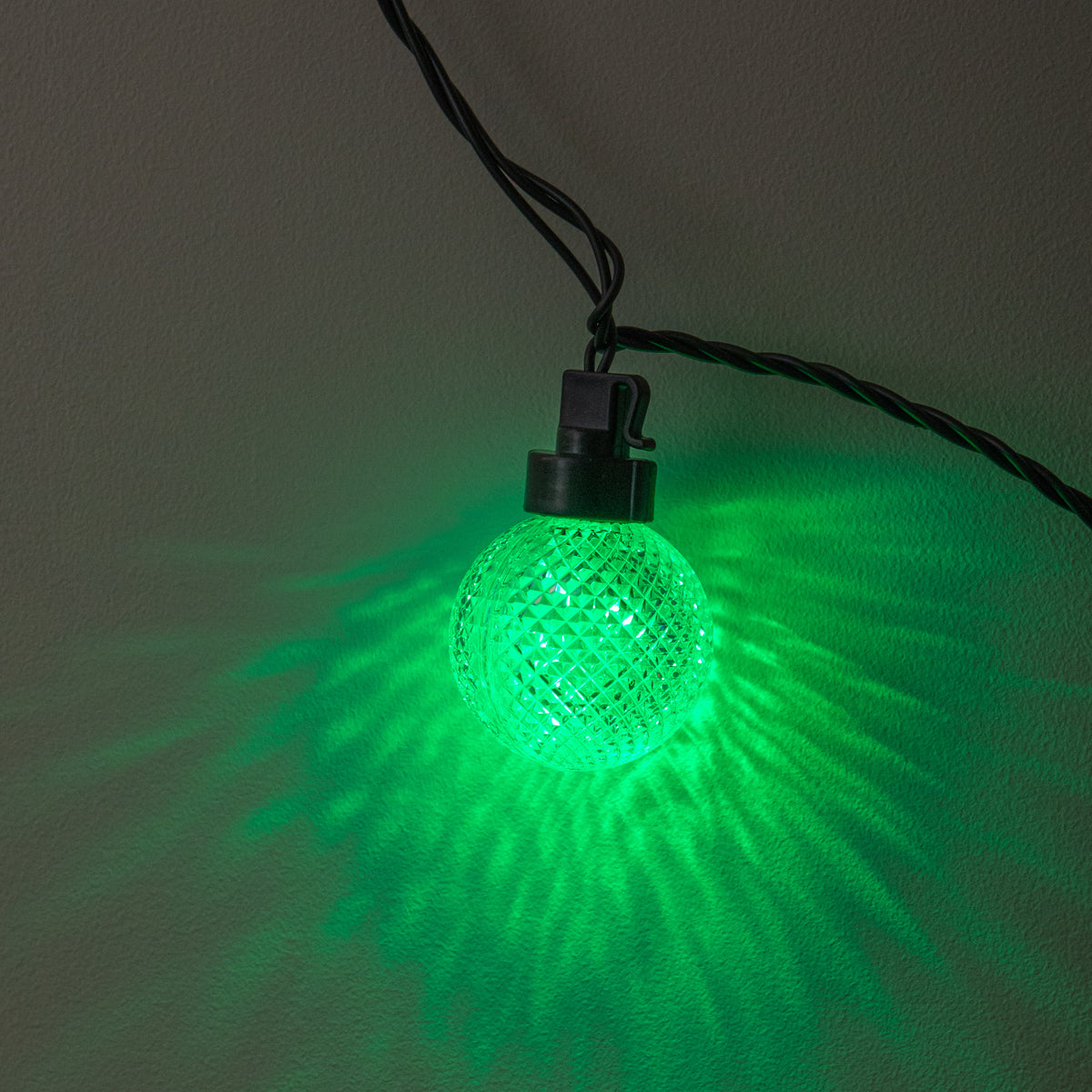 4.5m Connectable Christmas Globe Lights with Warm White & Multi-Coloured LEDs