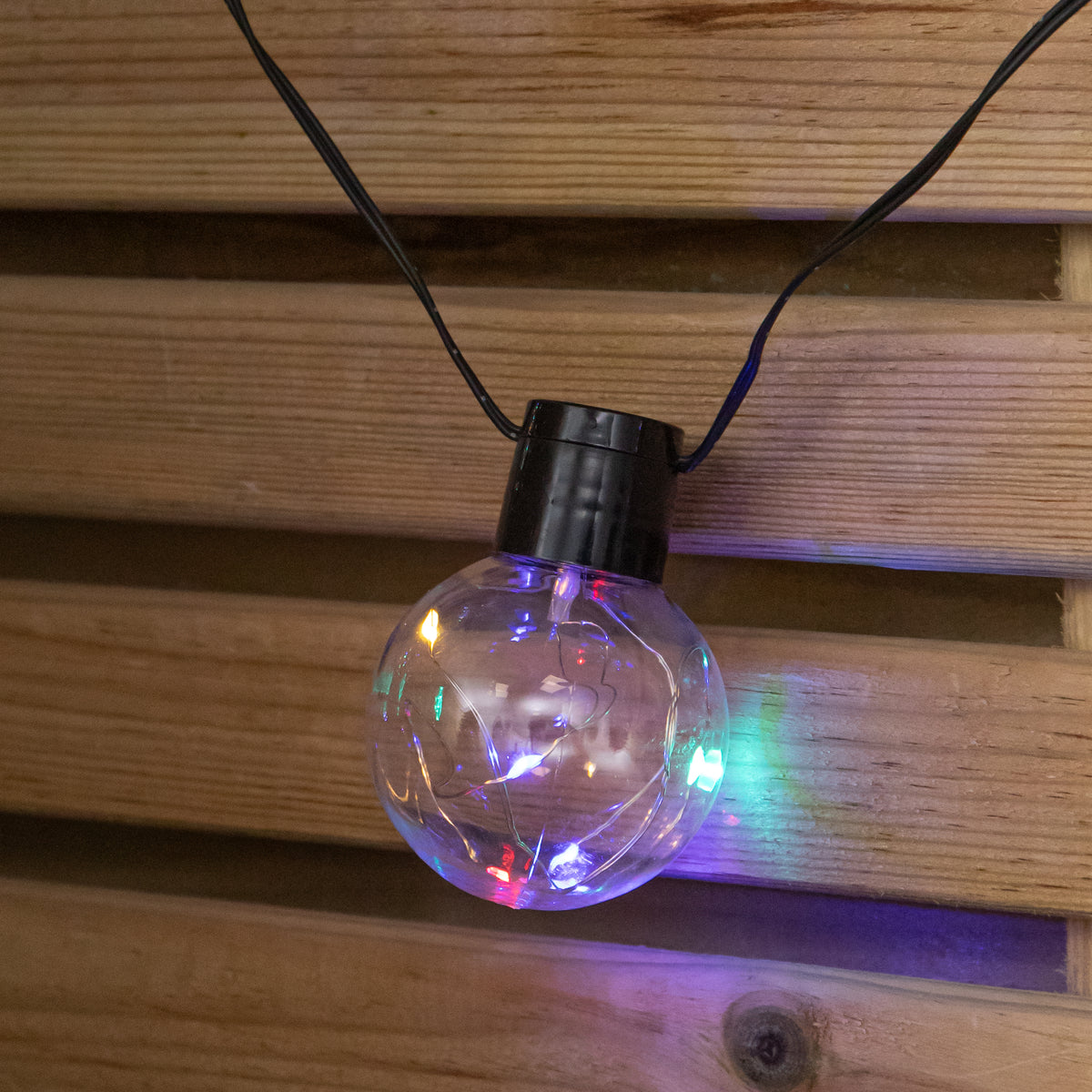 9.5m 100 LED Christmas Ball String Lights in Multi-Coloured