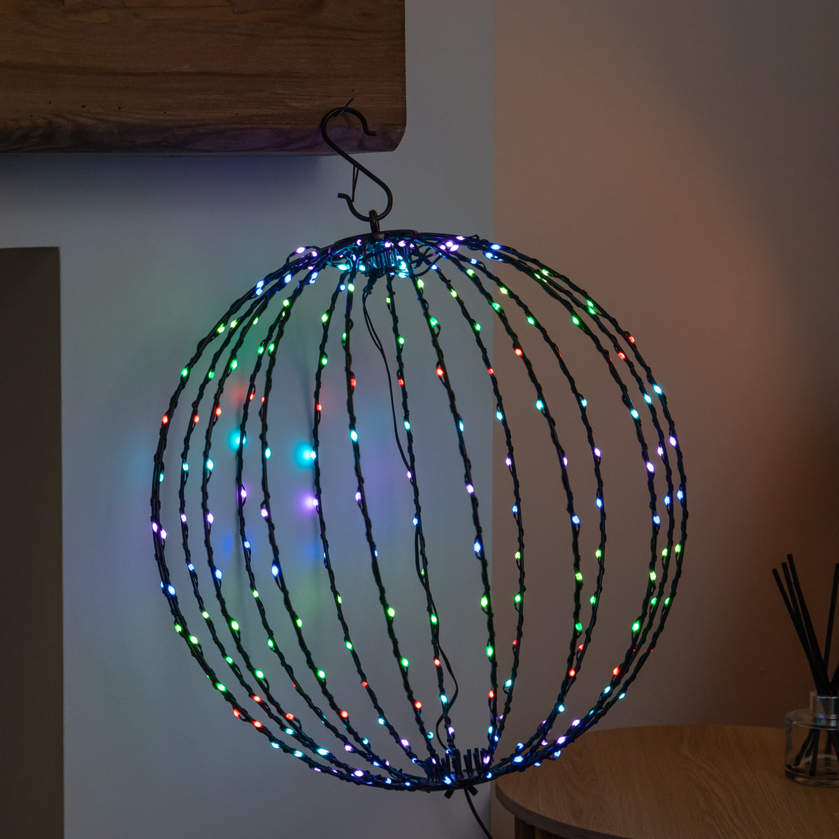 40cm Light up Colour Changing Christmas Orb with LEDs and Remote Control