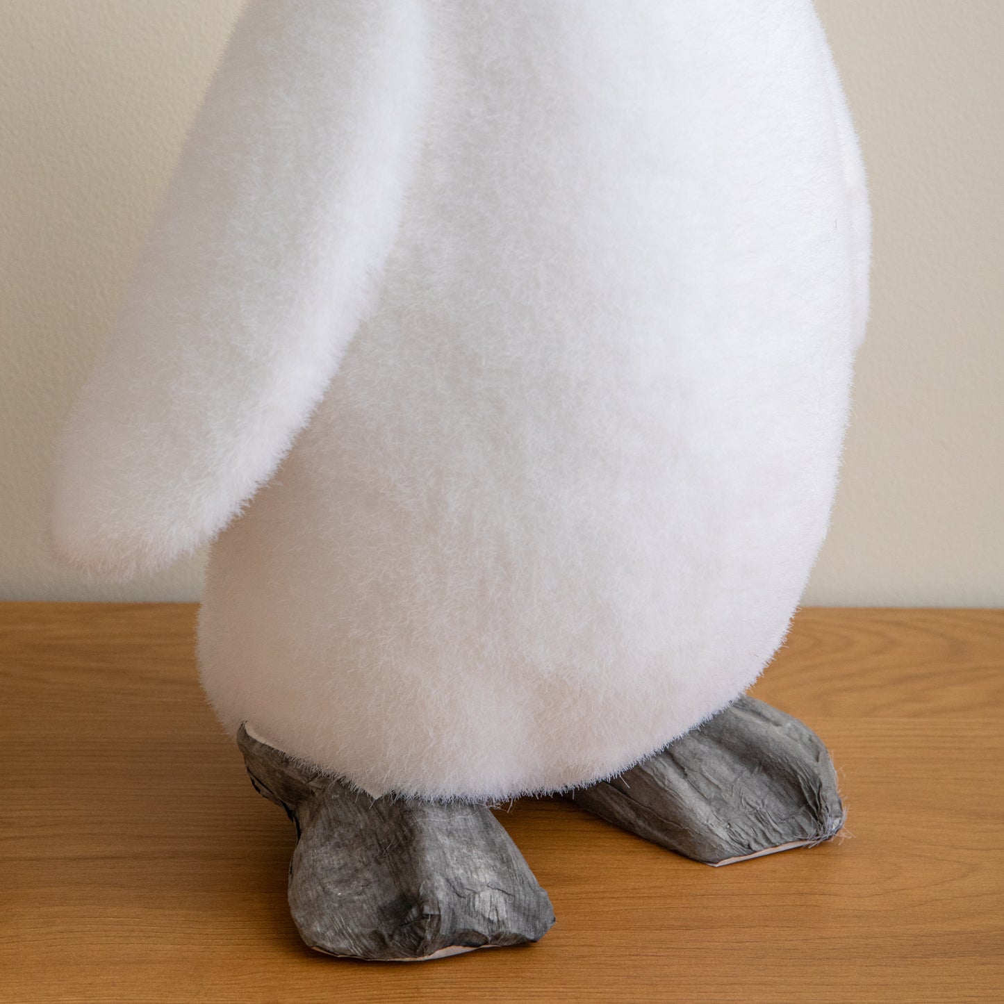 36cm Large Flocked Penguin Christmas Decoration