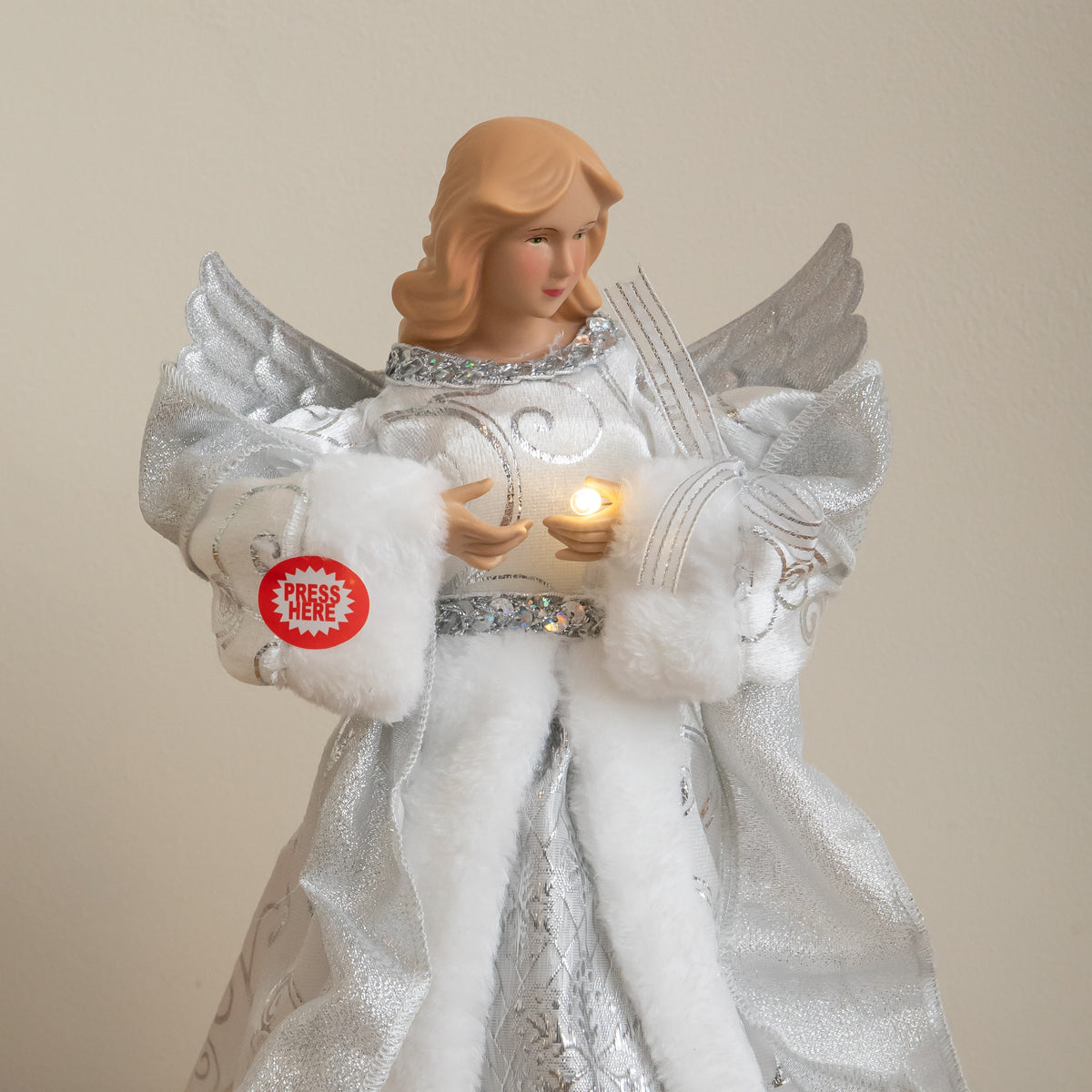 30cm Animated Musical Christmas Fairy Light Up Decoration
