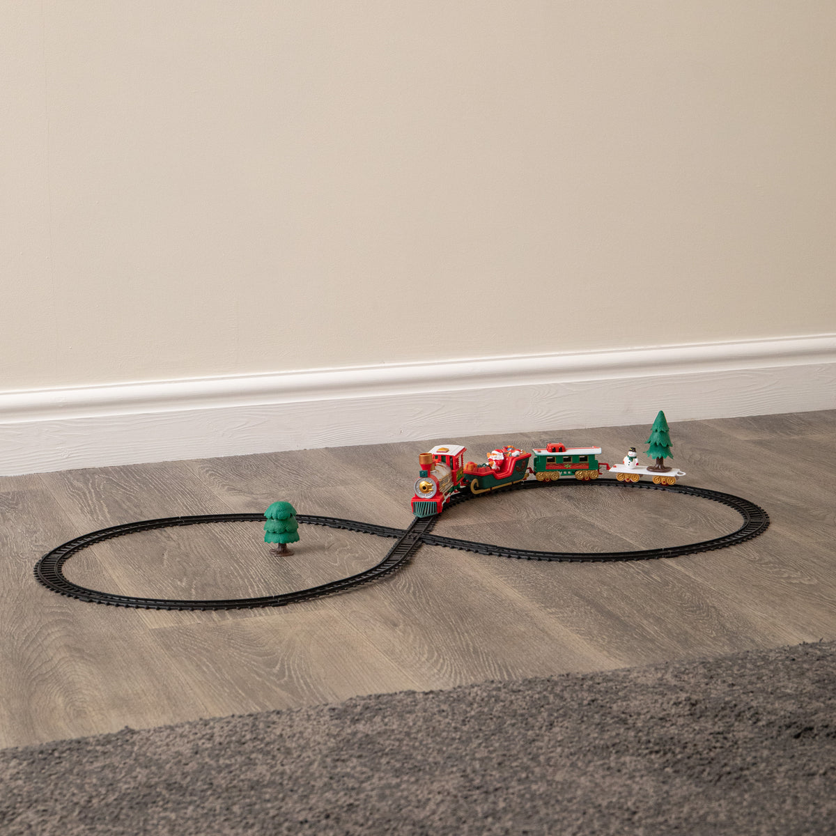 Christmas Musical Train Set with Lights & 3 Track Layouts