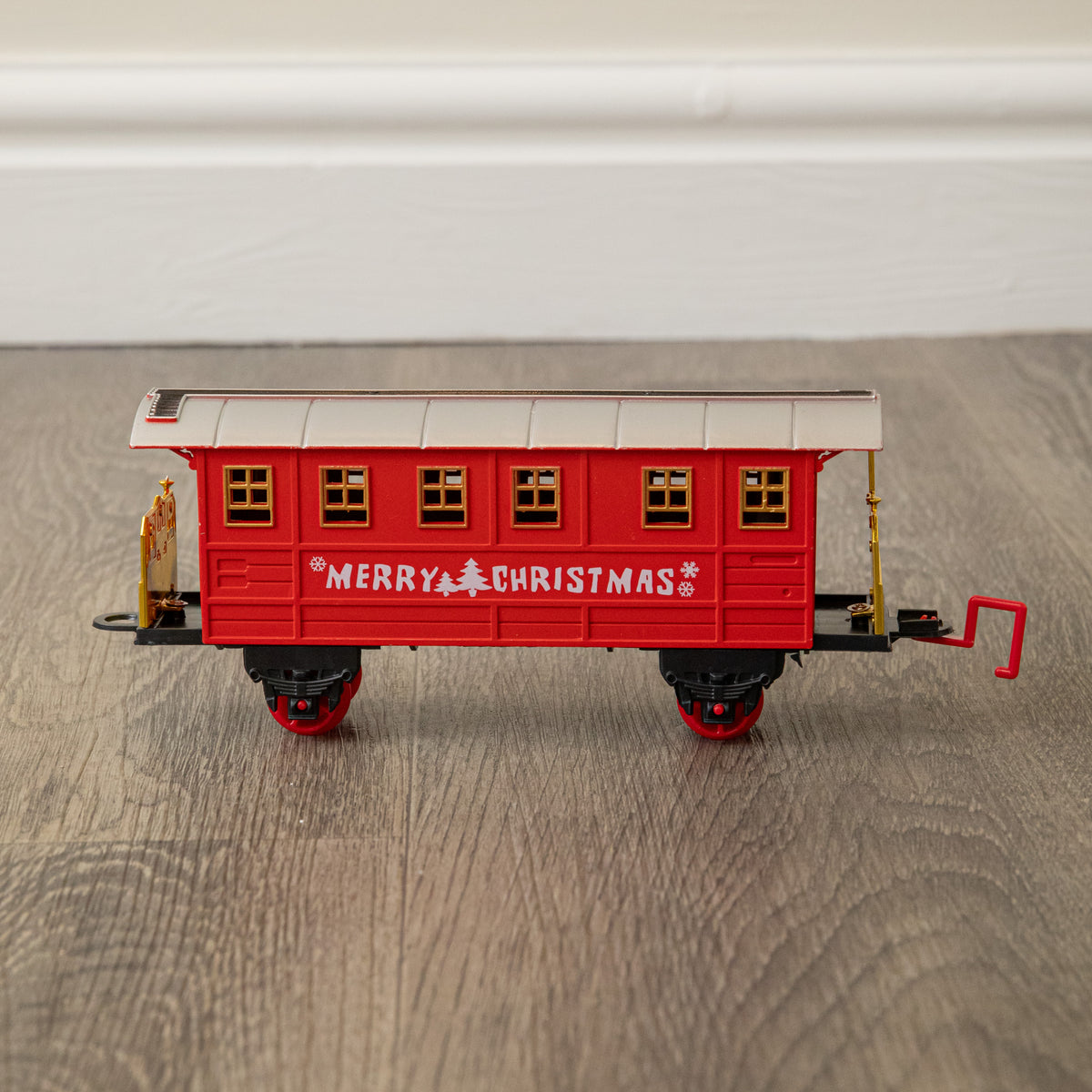 Festive Flyer Christmas Train Set with Pop Up Village