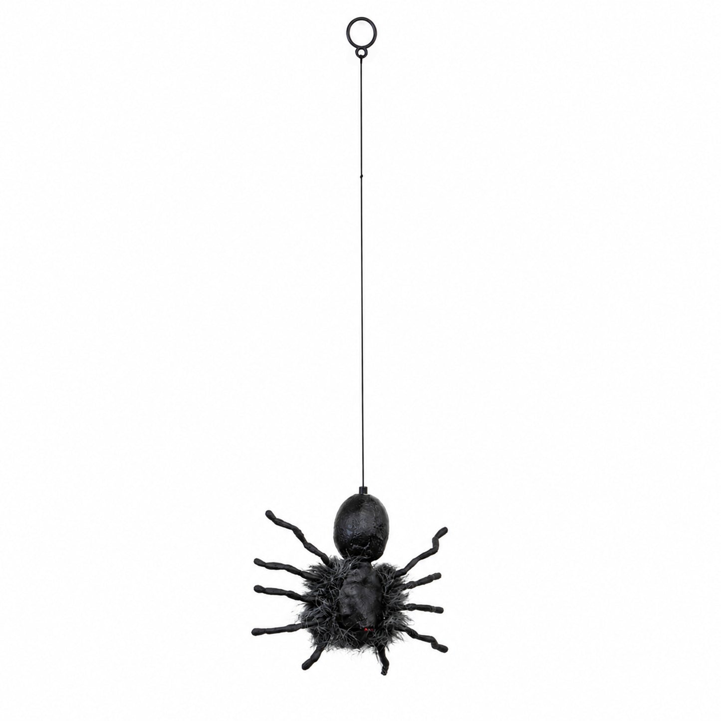 3 Pack of 2ft Battery Operated Ash Dropping Dangling Halloween Spider Animatronic Decoration