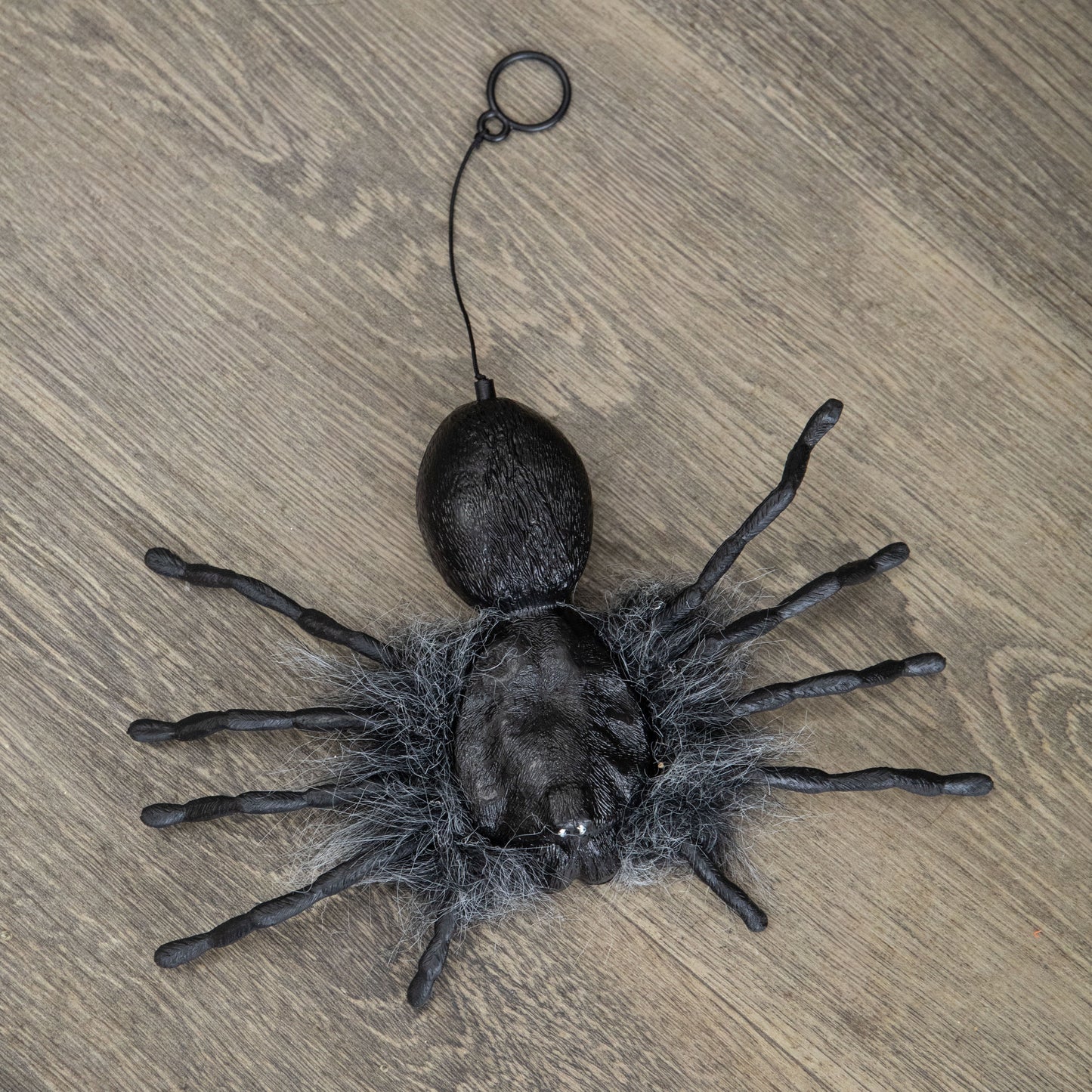 3 Pack of 2ft Battery Operated Ash Dropping Dangling Halloween Spider Animatronic Decoration