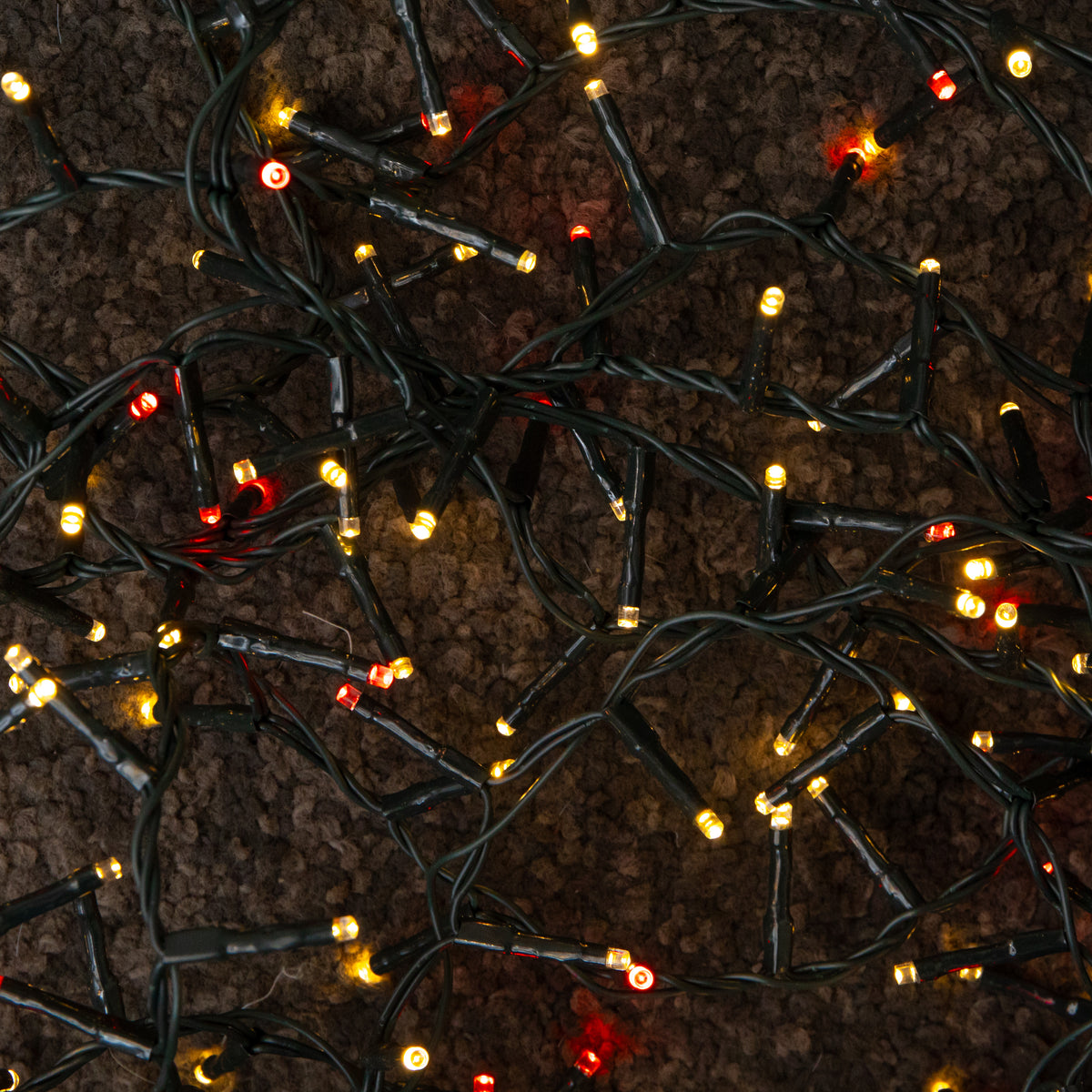 25m 1000 LED TreeBrights Christmas String Lights in Red & Warm White