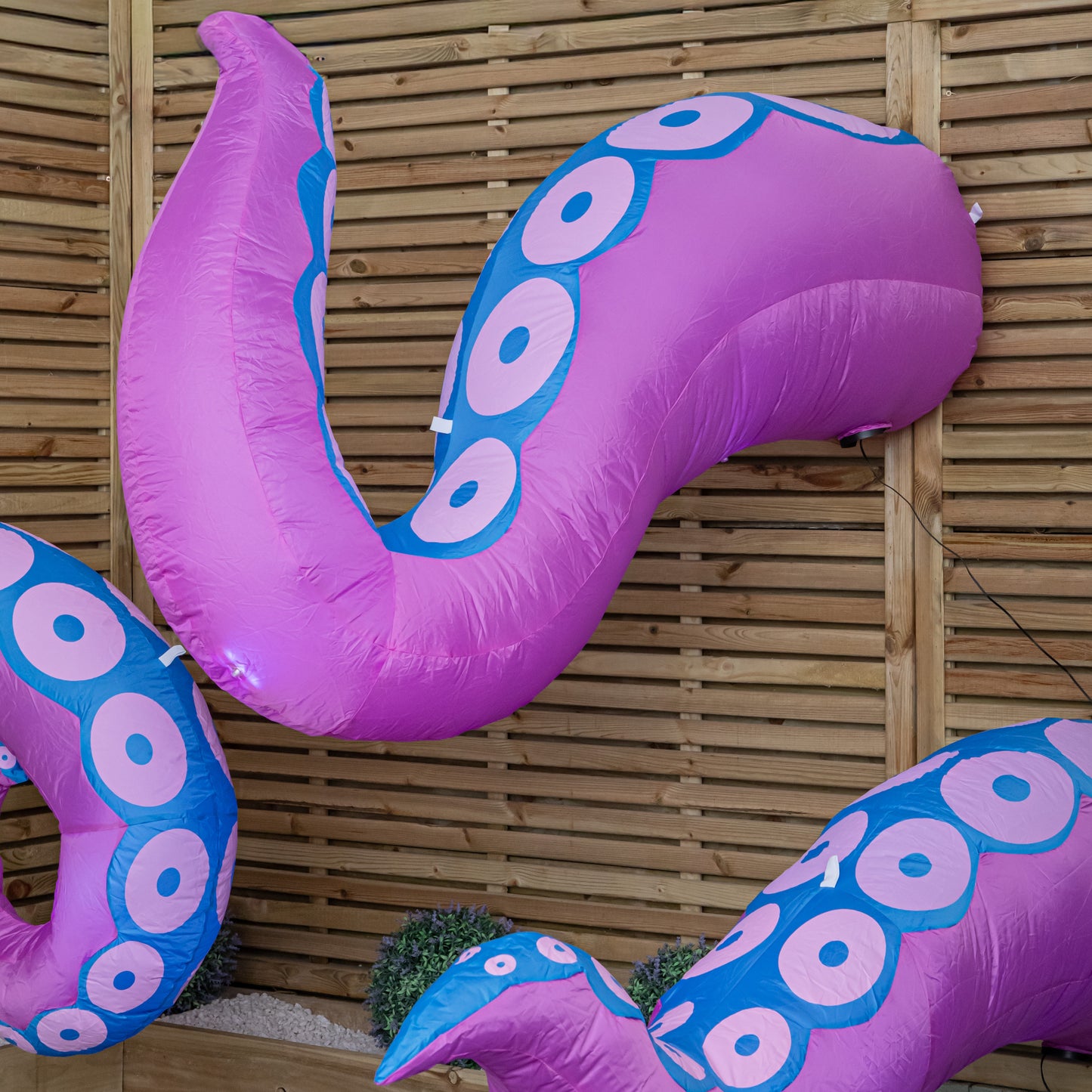 Set of 3 Light up Large Inflatable Octopus Tentacles Halloween Decoration with LEDs