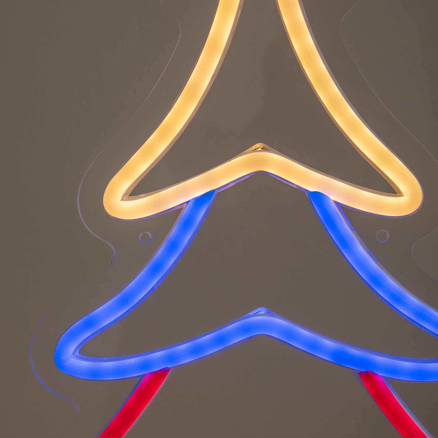 43cm Neon Flex Christmas Tree Light with 215 Multi-Coloured LEDs