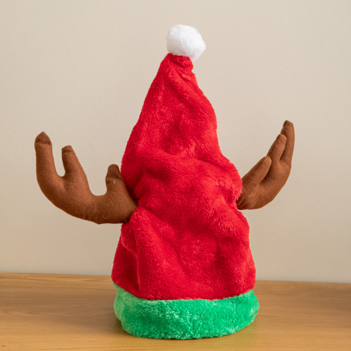 50cm Battery Powered Dancing Santa Hat with Antlers & Festive Music
