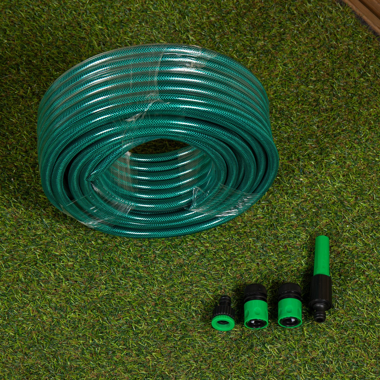 30m Reinforced Kink Resistant Garden Hose Pipe with Connectors