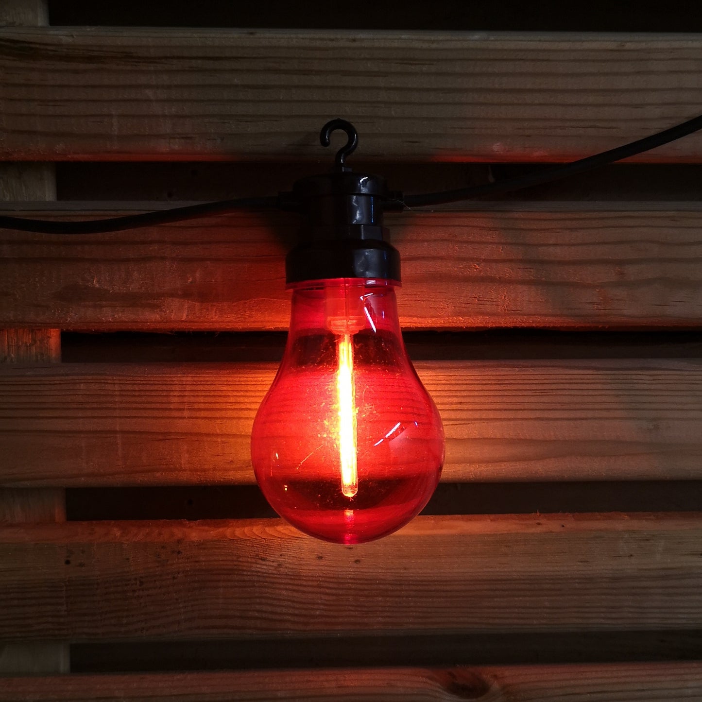 4.5m Set of 10 Connectable Festoon Bulb Lights in Multi-Coloured with Timer Function