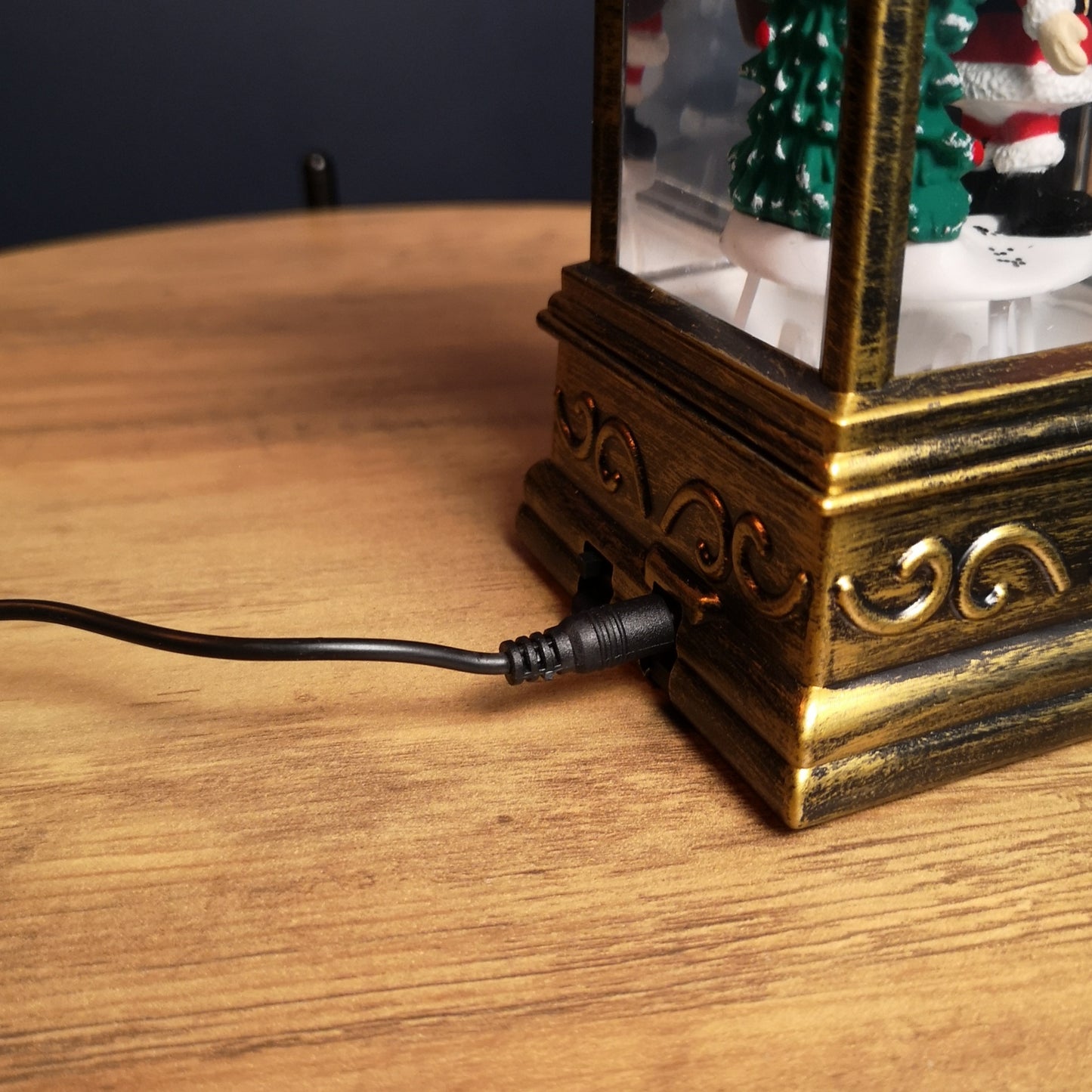 1.5m Black USB Adaptor Plug for Christmas SnowSwirl Decorations
