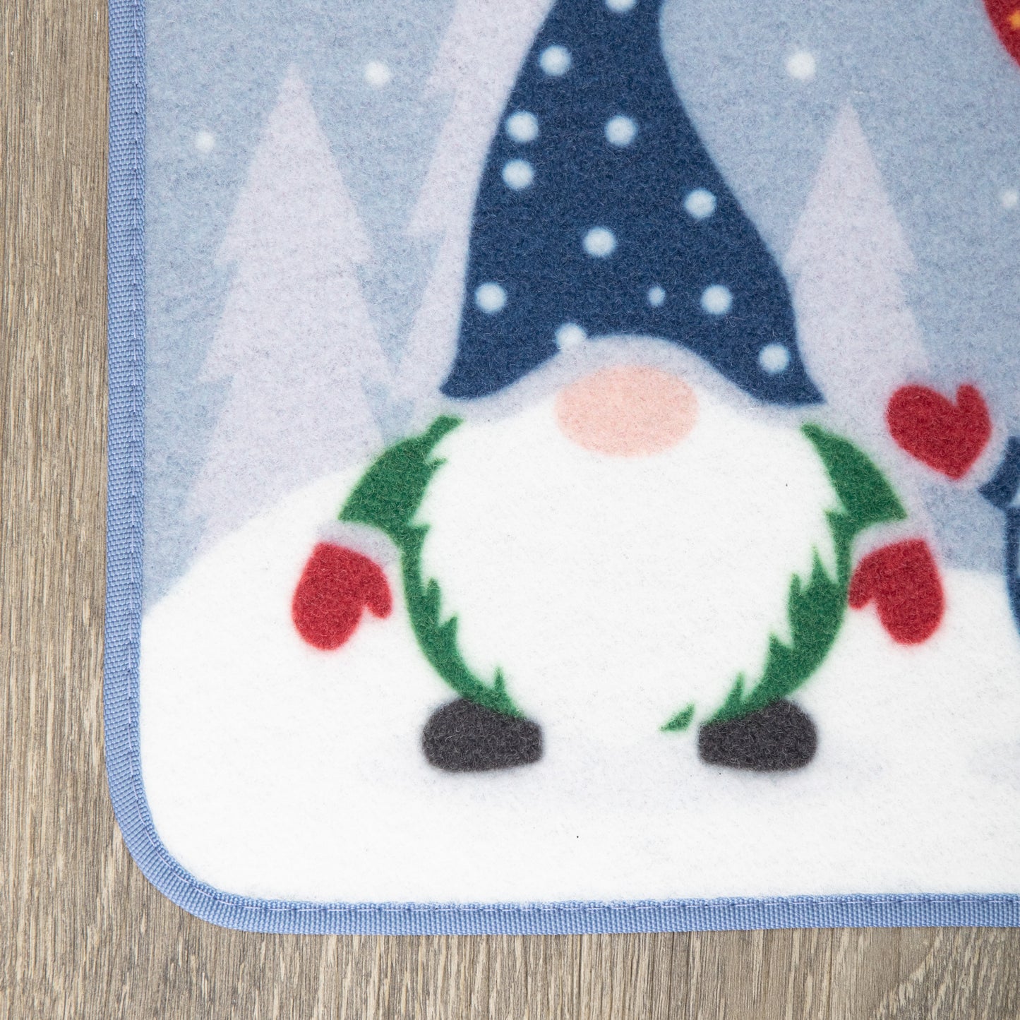 60cm x 40cm Gnome Sweet Gnome Fabric Christmas Doormat