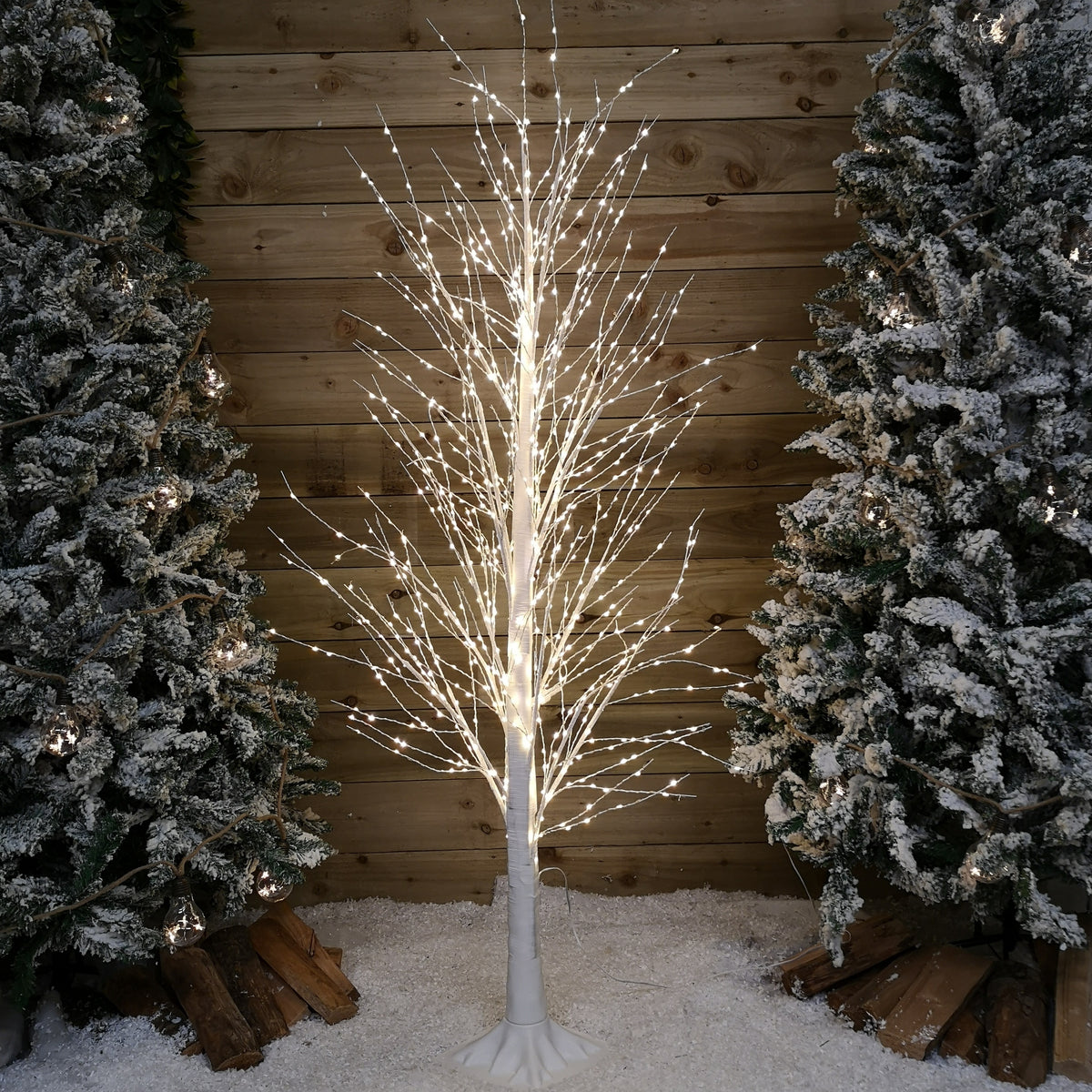 5ft (1.5m) White Modelling Micro Dot Tree with 900 Twinkling LEDs in Warm white