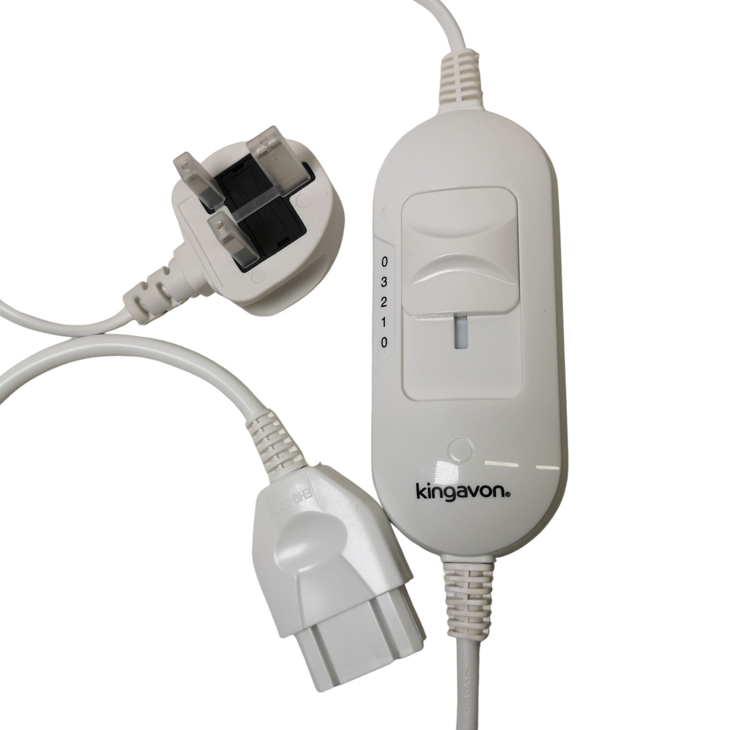 60cm 35W Single White Electric Blanket Throw with Temperature Settings