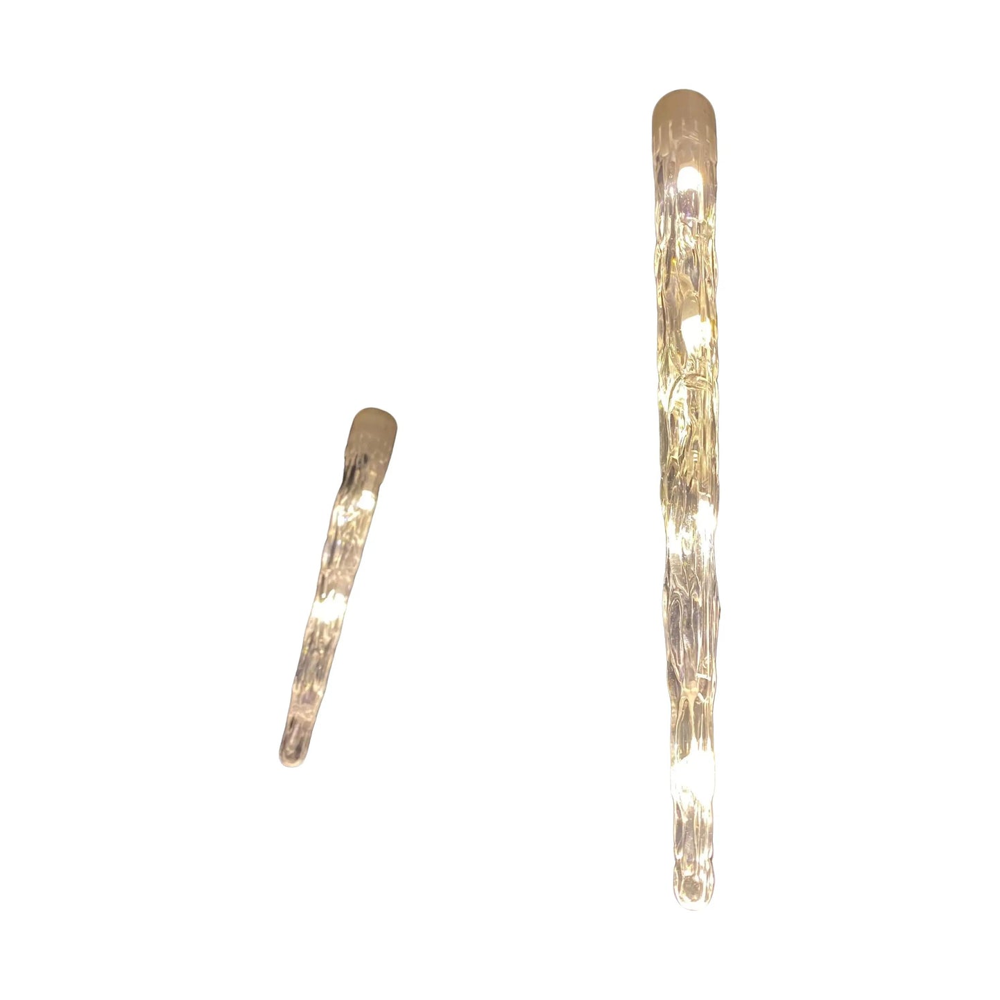 Factory Seconds: 4.7m Set of 10 In-Lit Icicle Lights with 40 LEDs in Cool White