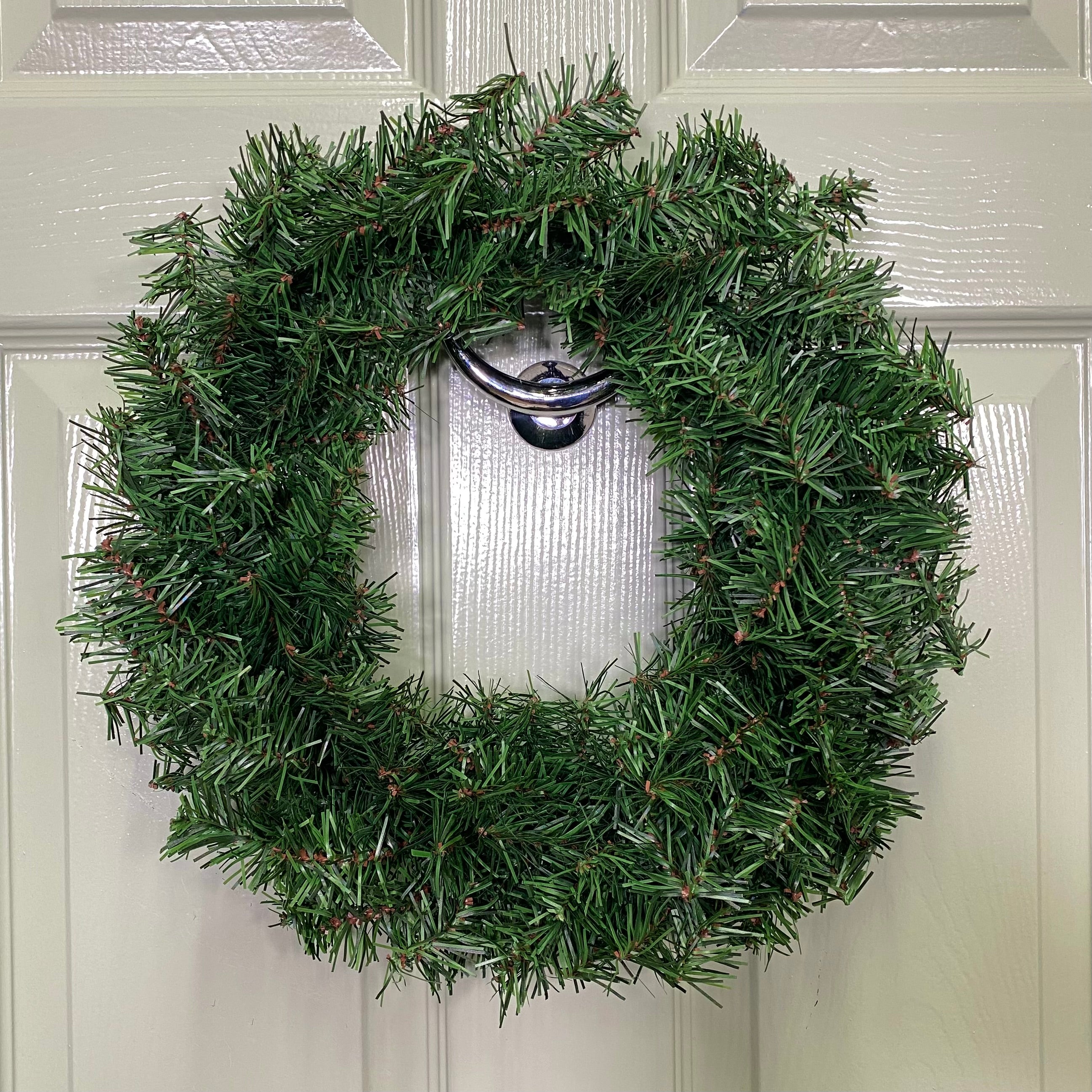 45cm Plain Colorado Christmas Door Wreath PVC Tips