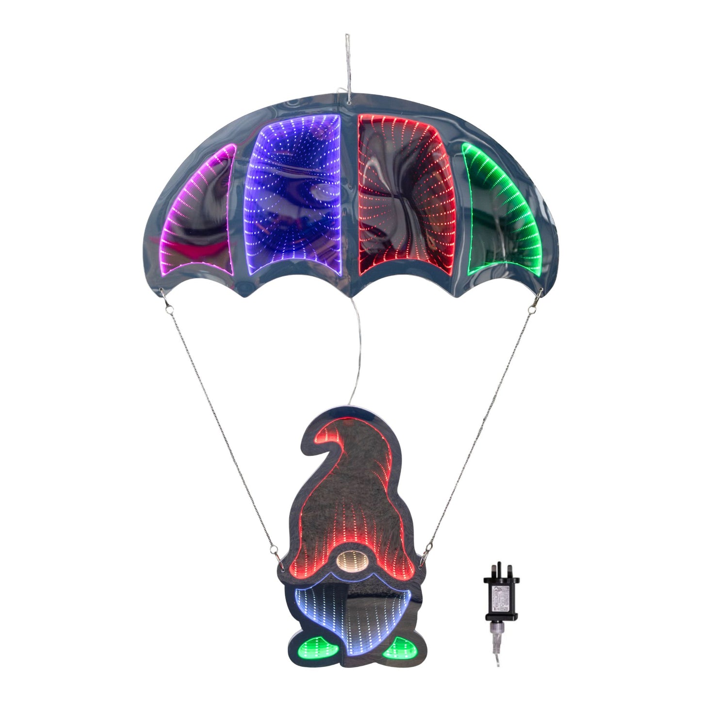 85cm LED Infinity Light Gonk Hanging Parachute