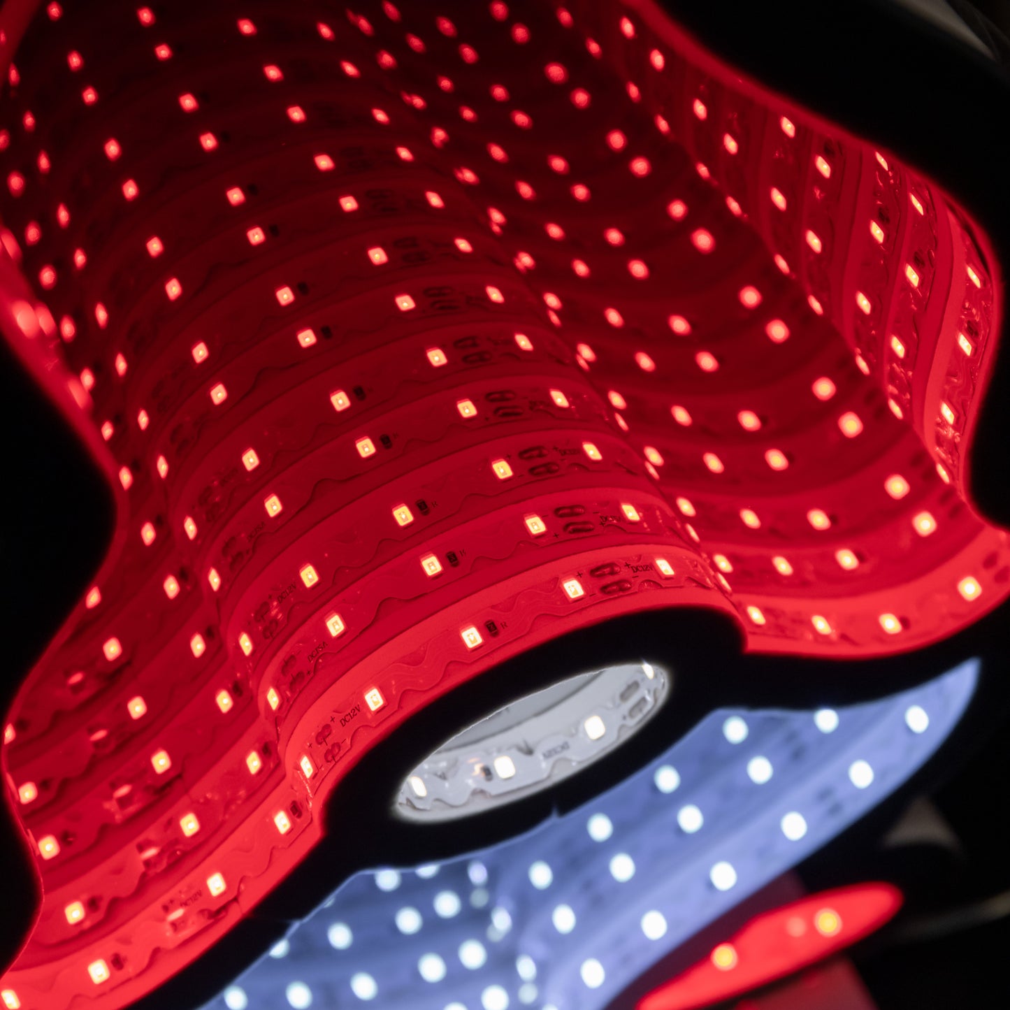 40cm LED Infinity Light Gonk Light - Red Hat