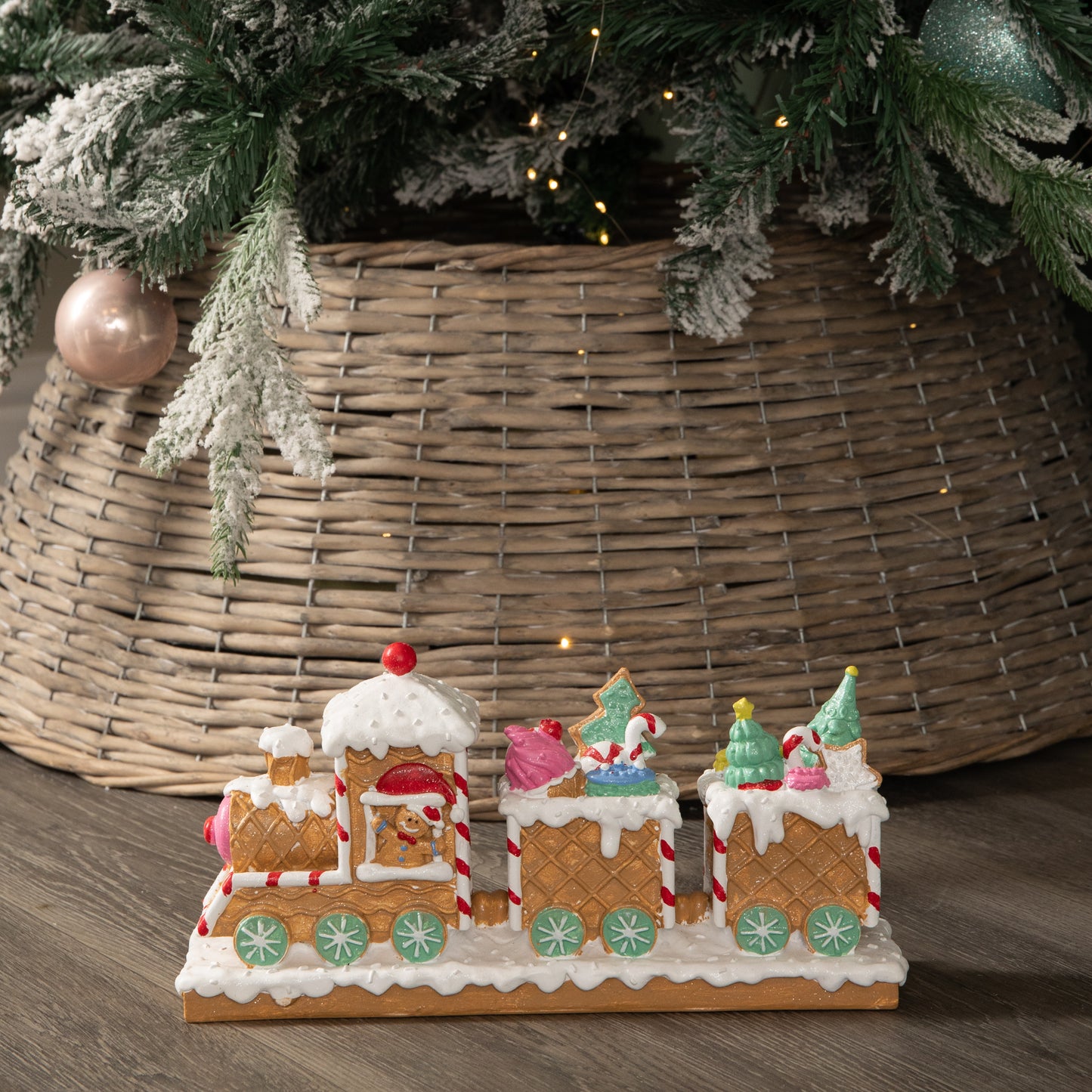 31cm All Aboard Candy Express Christmas Train Decoration