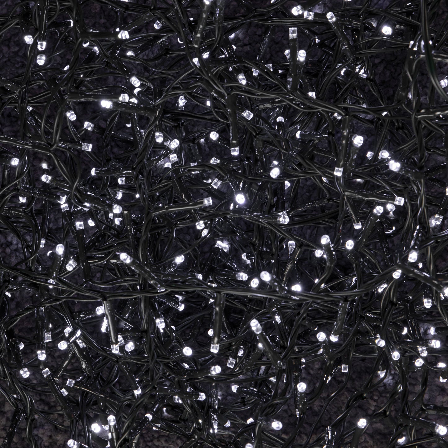 15.5m 600 LED Colour Changing Christmas String Lights in White to Blue