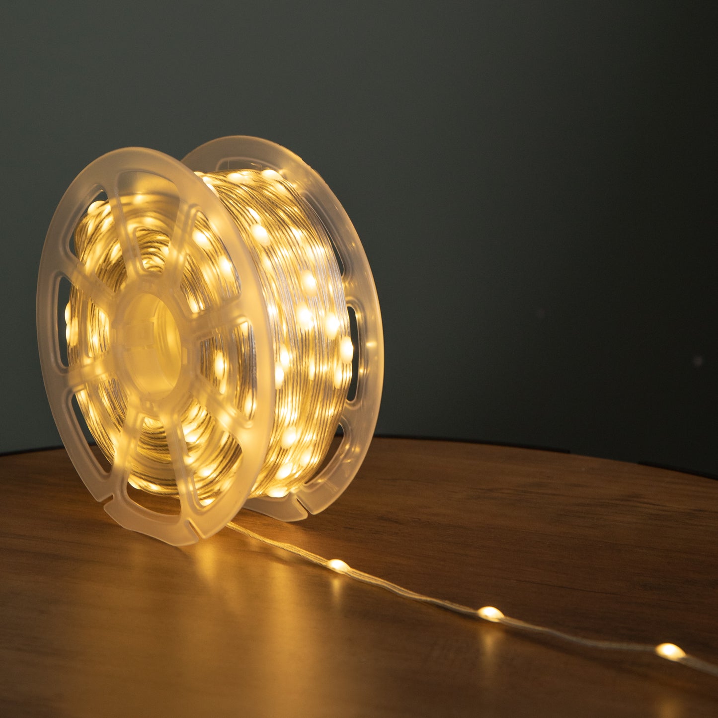 37.5m Light up Christmas Two Tone String Lights with 500 Warm White & Cool White LEDs