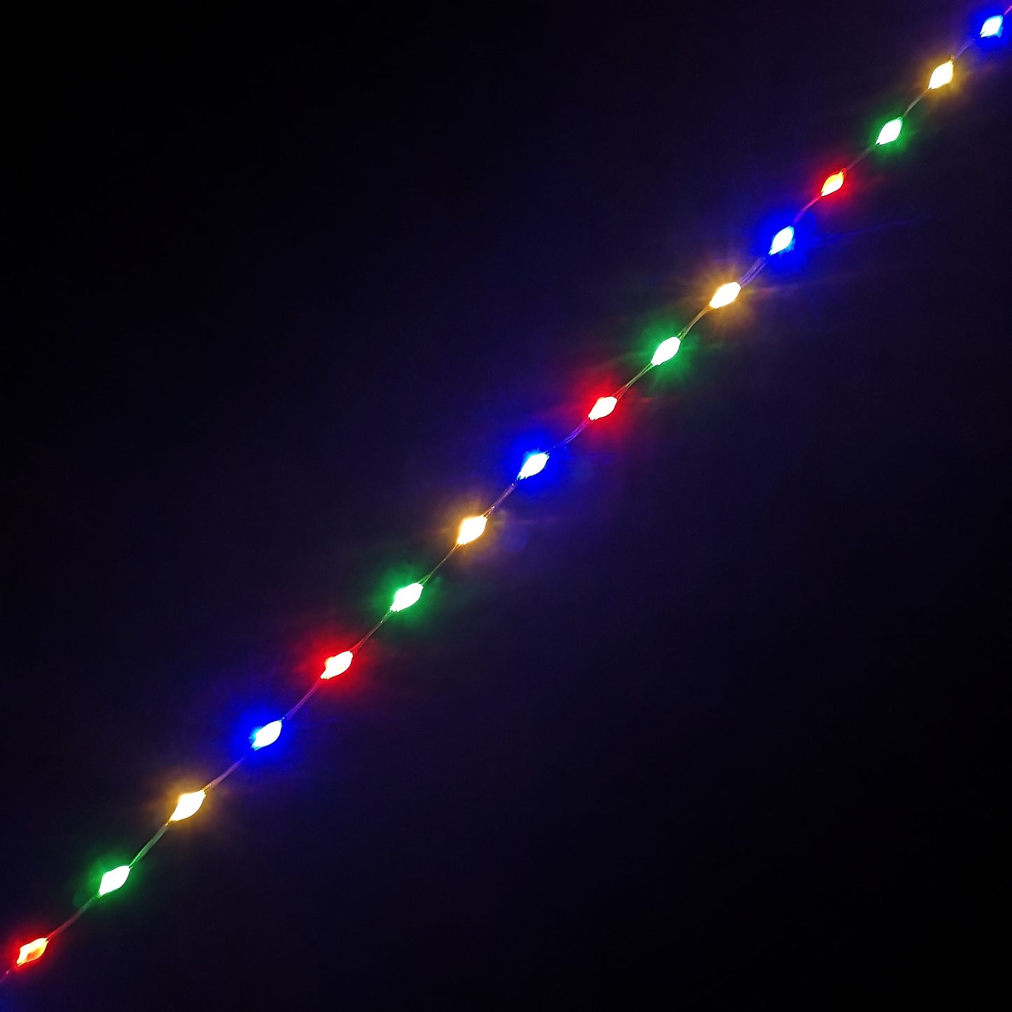 9.6m Compact MicroBrights Christmas Lights with 600 LEDs in Multi-coloured