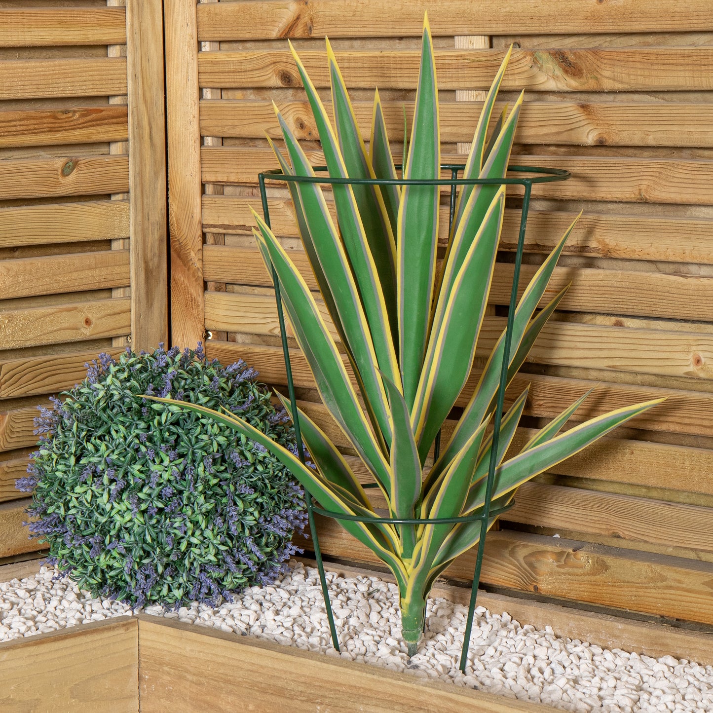 Pack of 3 Tom Chambers Urban Green Conical Garden Plant Support Ring 30cm - Medium