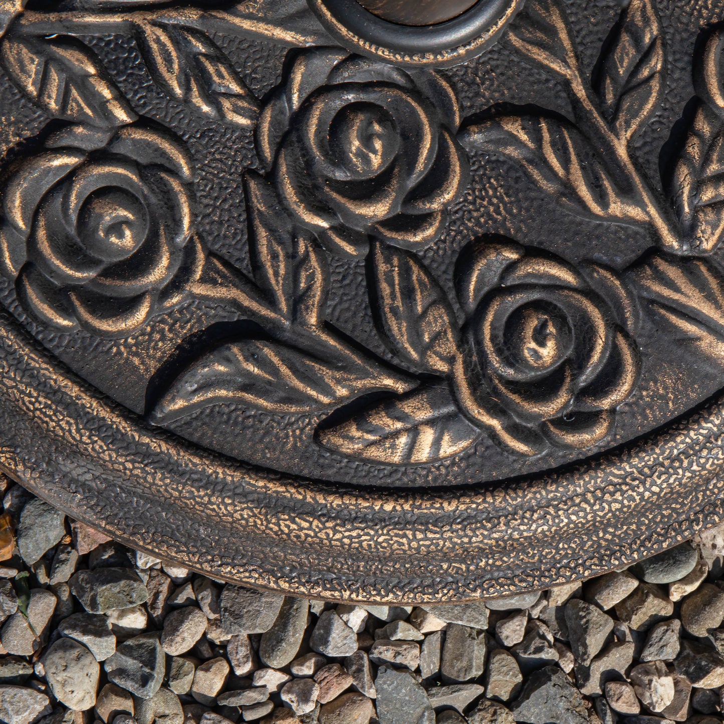 Factory Seconds 9kg Heavy Duty Bronze Cast Iron Effect Garden Parasol Base