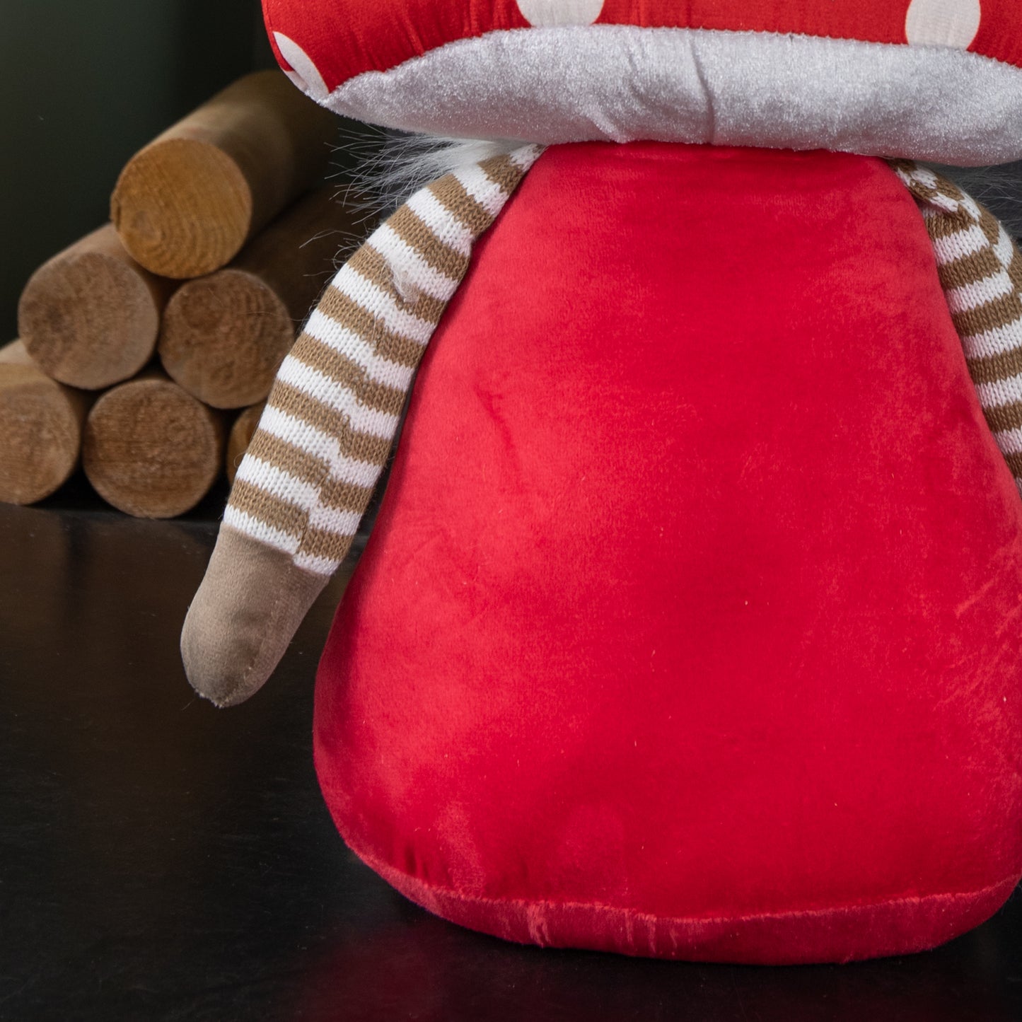 50cm Red Soft Festive Porta-Bella Christmas Mushroom Gonk Decoration