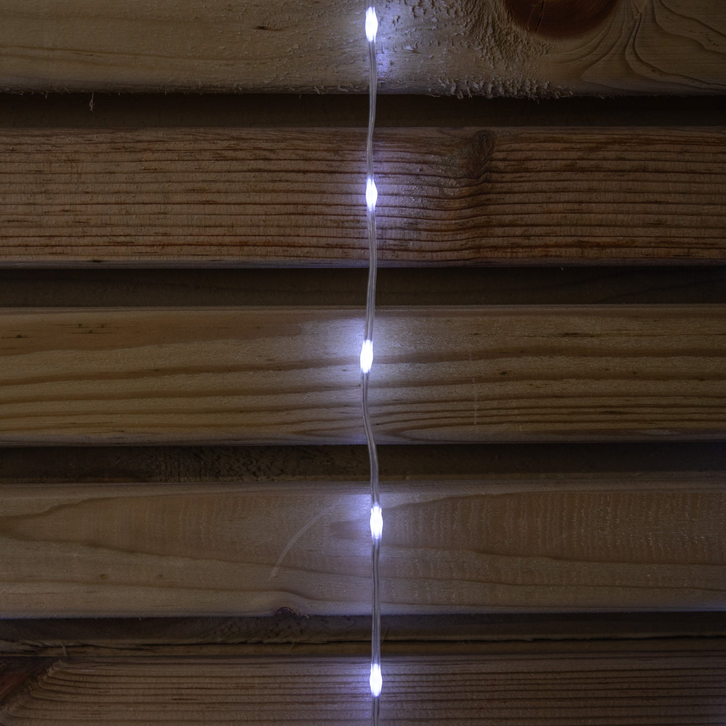 1.2 x 1.1m Christmas Window Curtain Light with 327 Cool White LEDs