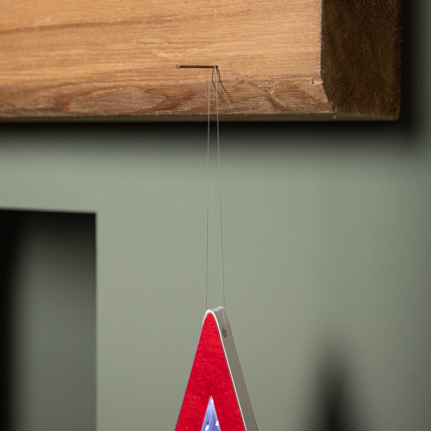 47cm Light up Star Infinity Christmas Decoration with Red and White LEDs