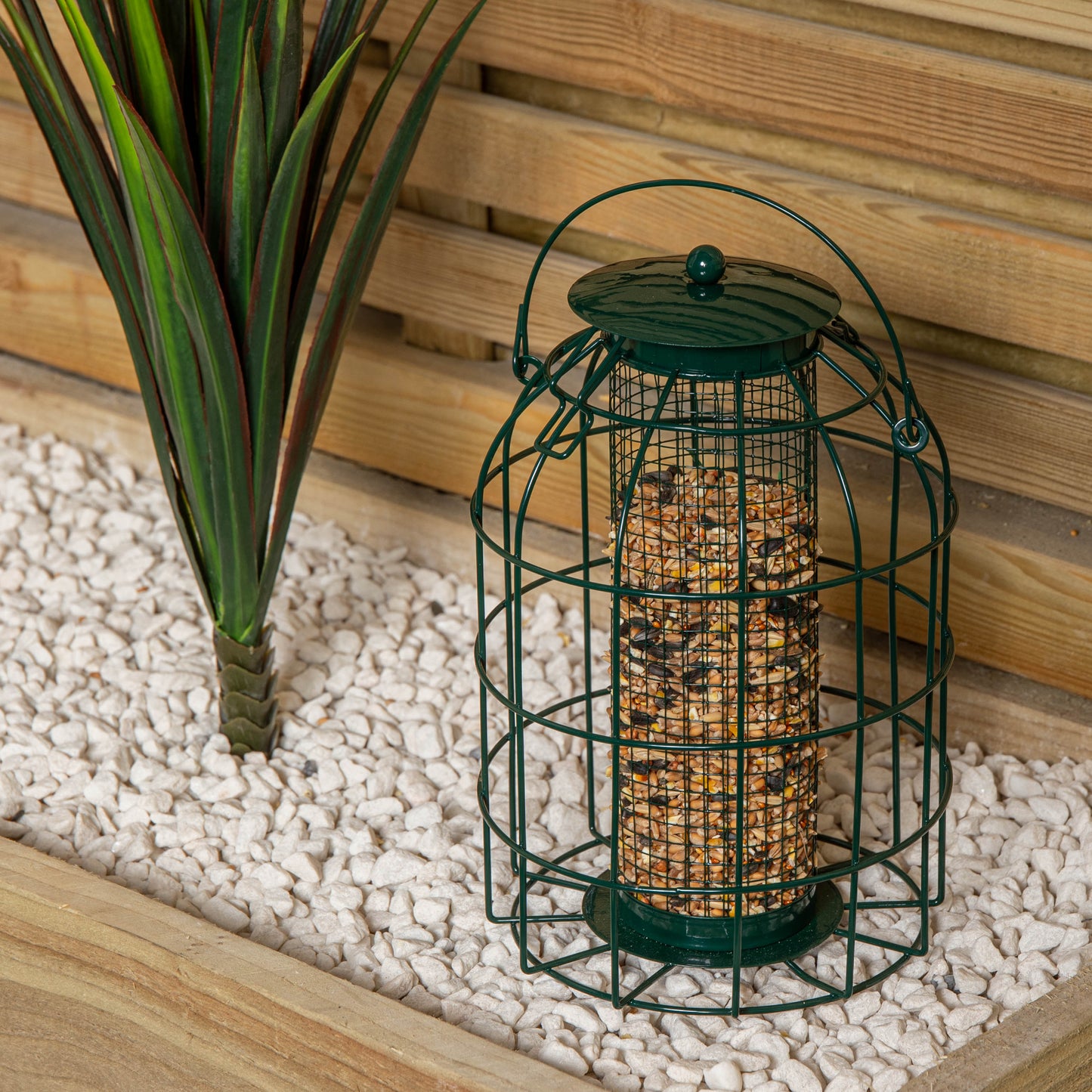 Pack of 6 Wild Bird Hanging Nut Feeder with Squirrel Guard