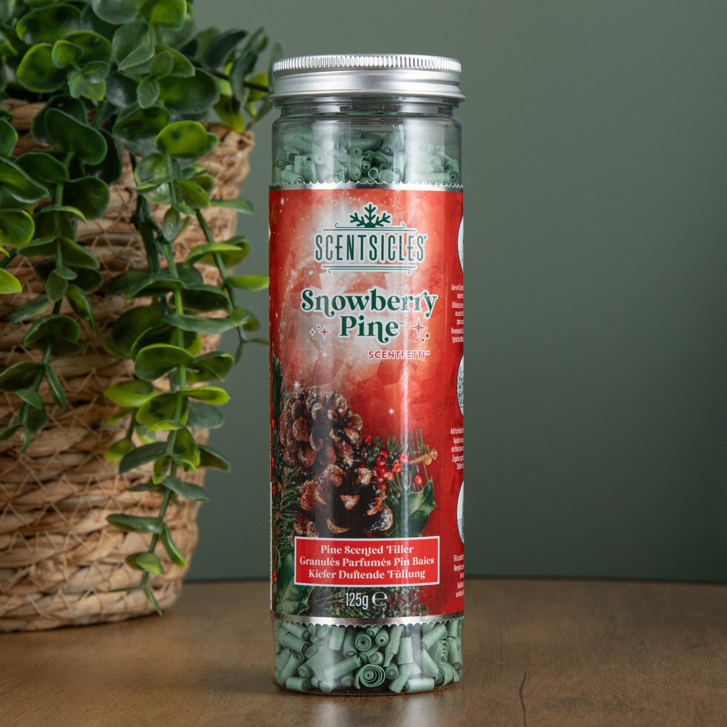 125g Snowberry Pine Cones Scentsicles Scentfetti Christmas Decoration