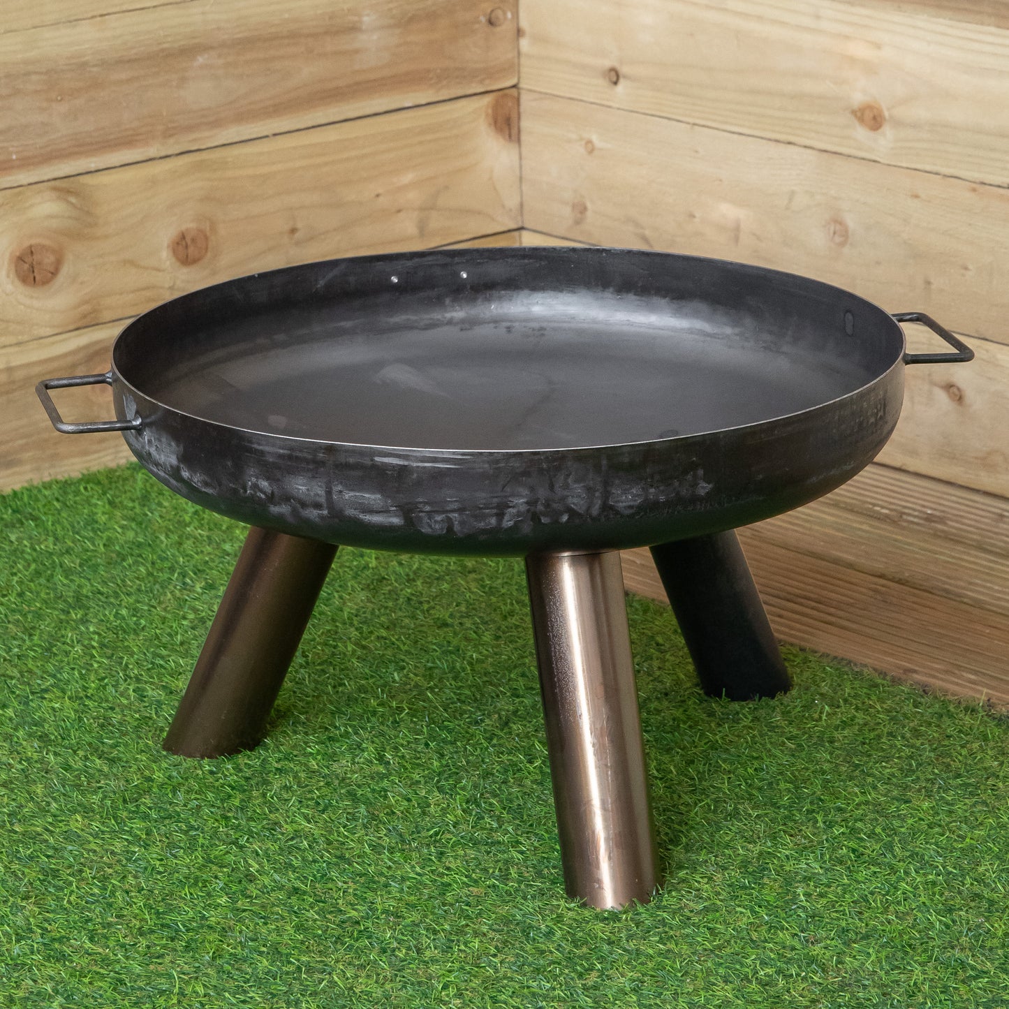 35cm Black Steel Primo Caldera Outdoor Garden Fire Pit