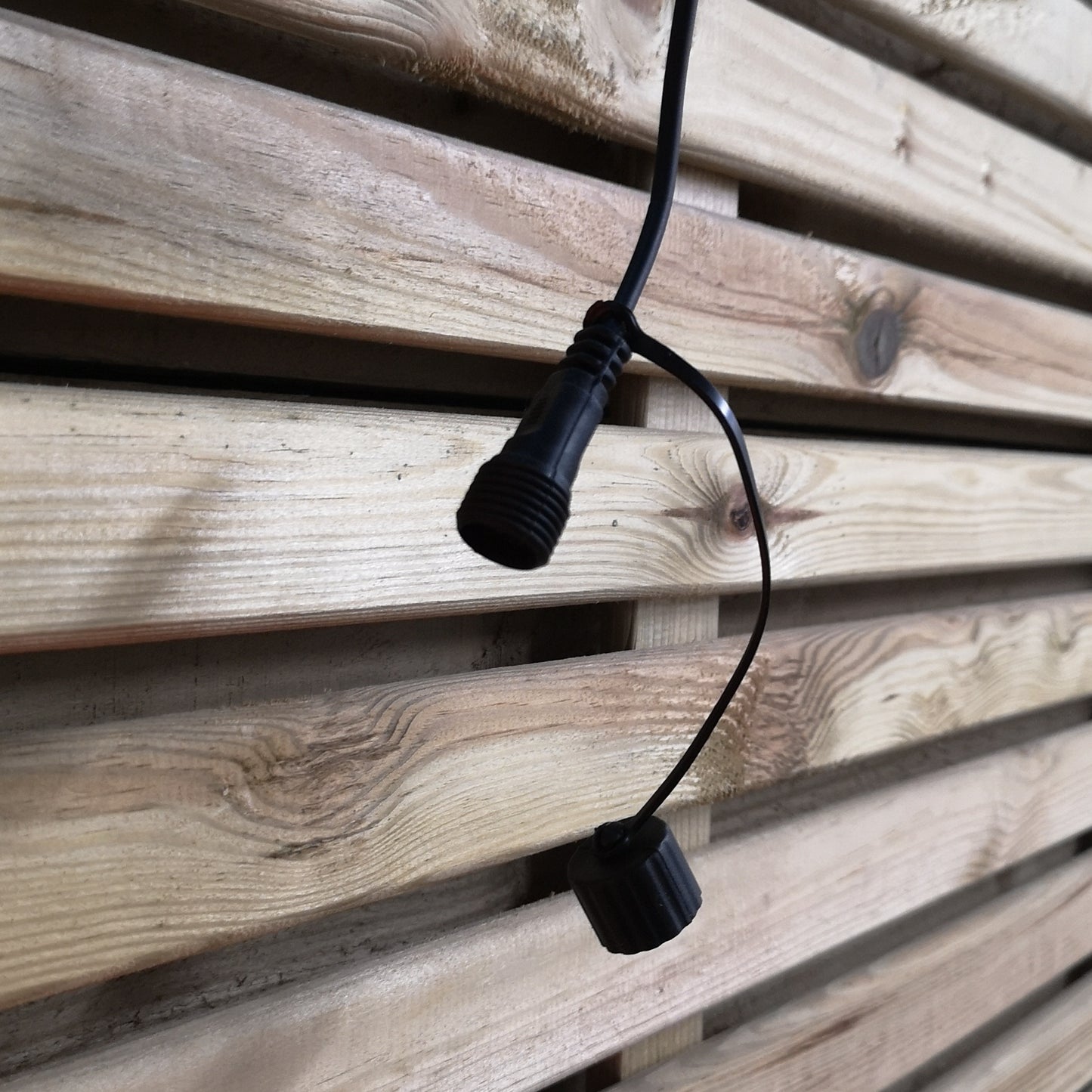 4.5m Set of 10 Connectable Festoon Bulb Lights in Multi-Coloured with Timer Function