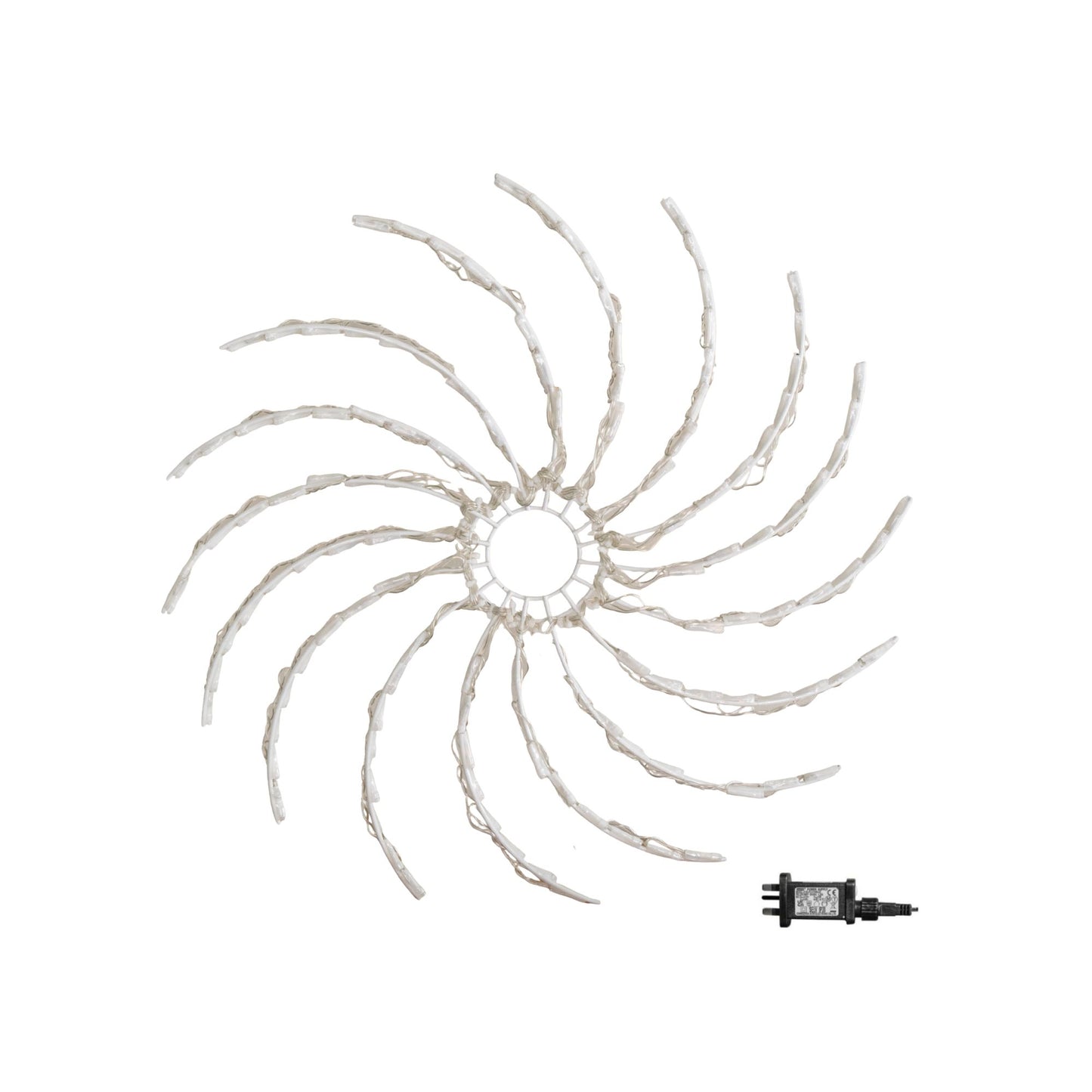 50cm Light up Christmas Spinner Decoration with 128 Red and White LEDs